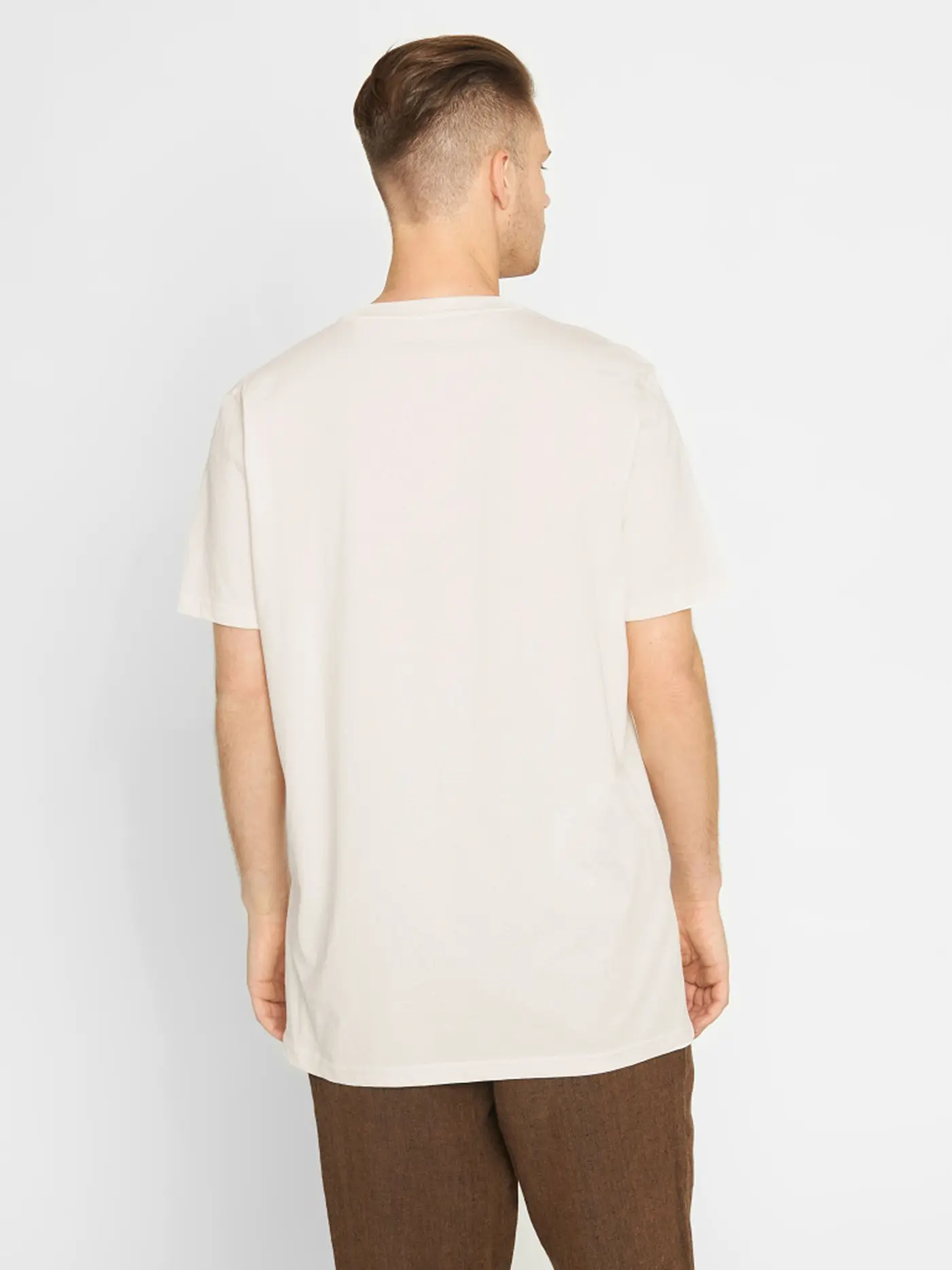 KNOWLEDGE COTTON APPAREL | T-Shirt  | creme
