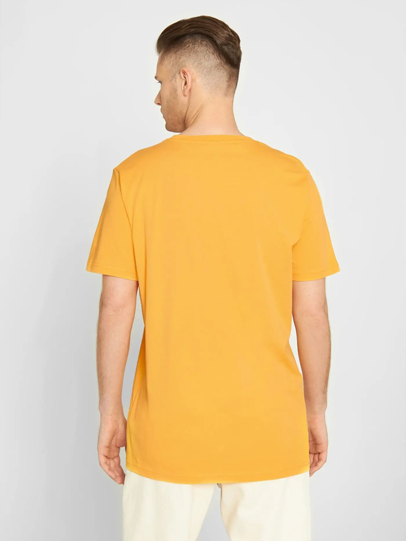 KNOWLEDGE COTTON APPAREL | T-Shirt  | gelb