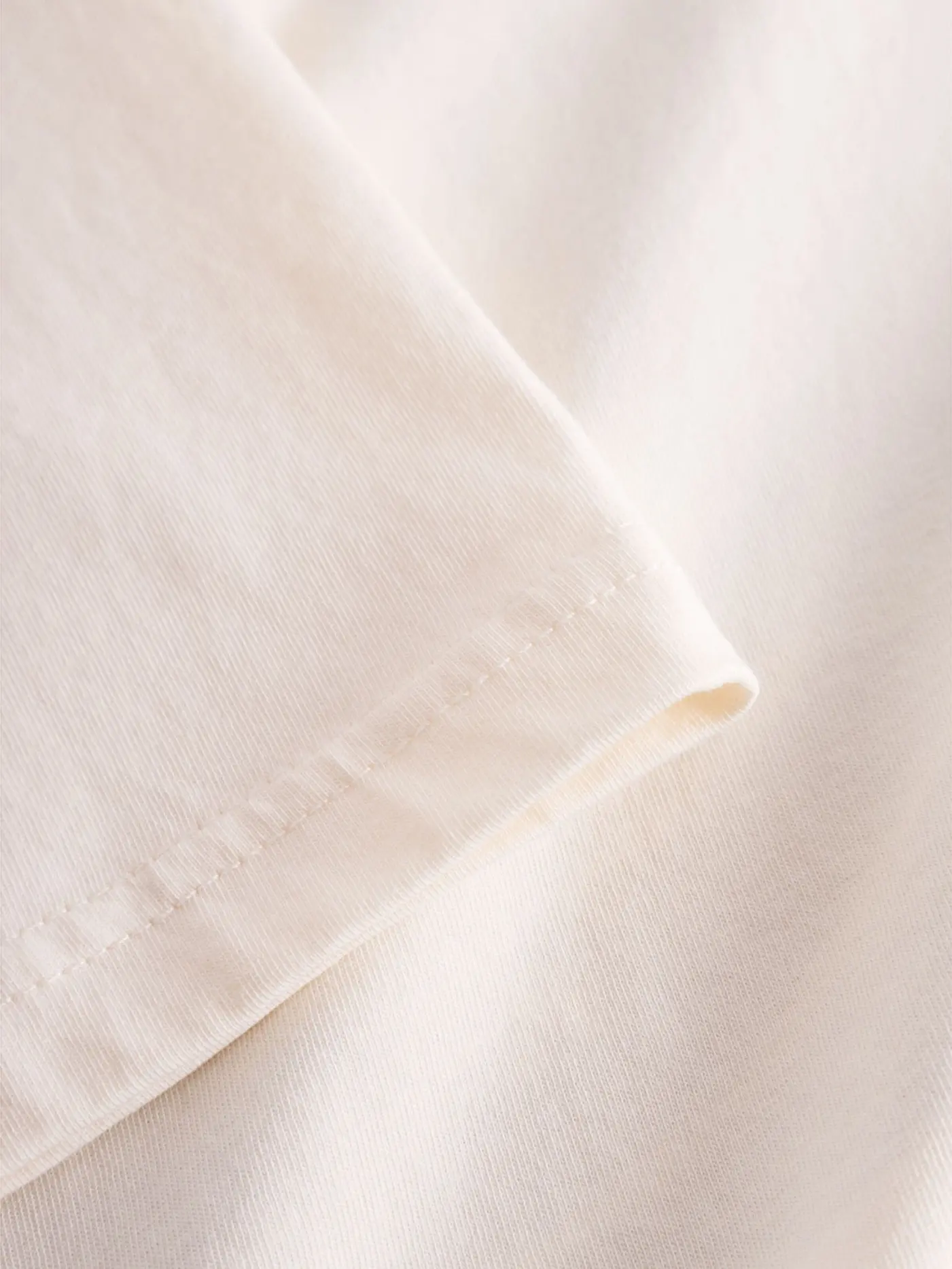 KNOWLEDGE COTTON APPAREL | T-Shirt  | creme