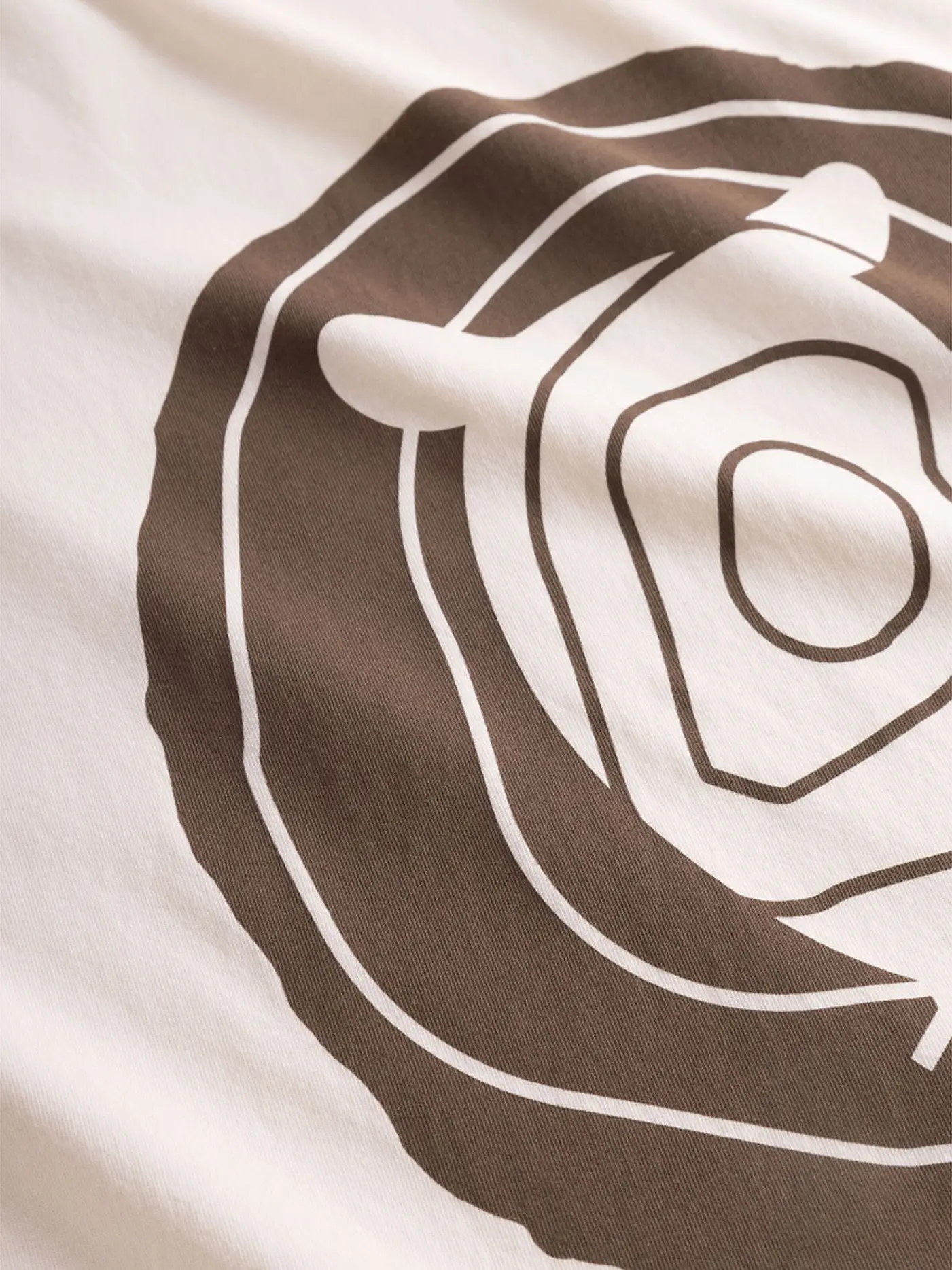 KNOWLEDGE COTTON APPAREL | T-Shirt  | creme