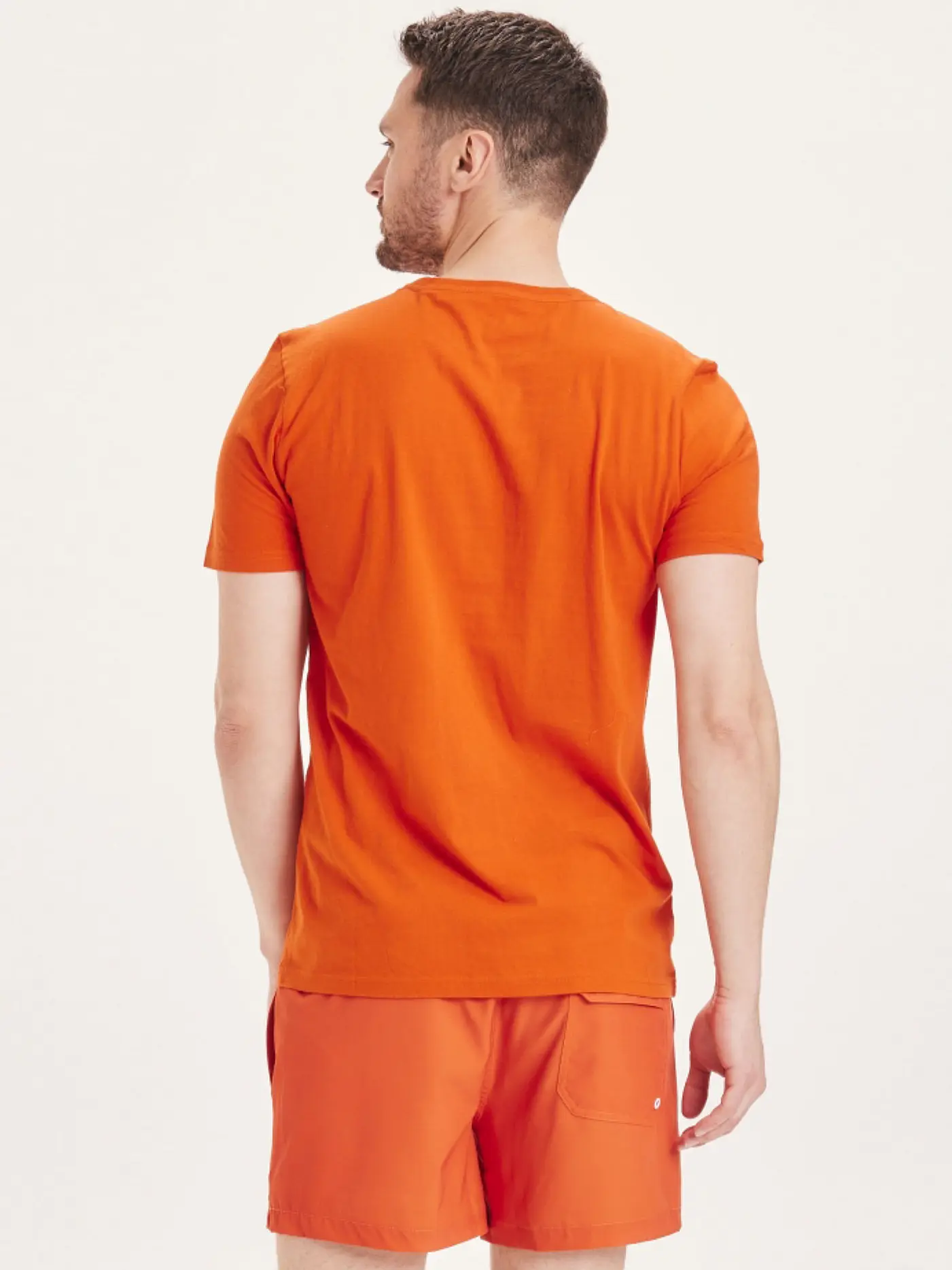 KNOWLEDGE COTTON APPAREL | T-Shirt ALDER | orange
