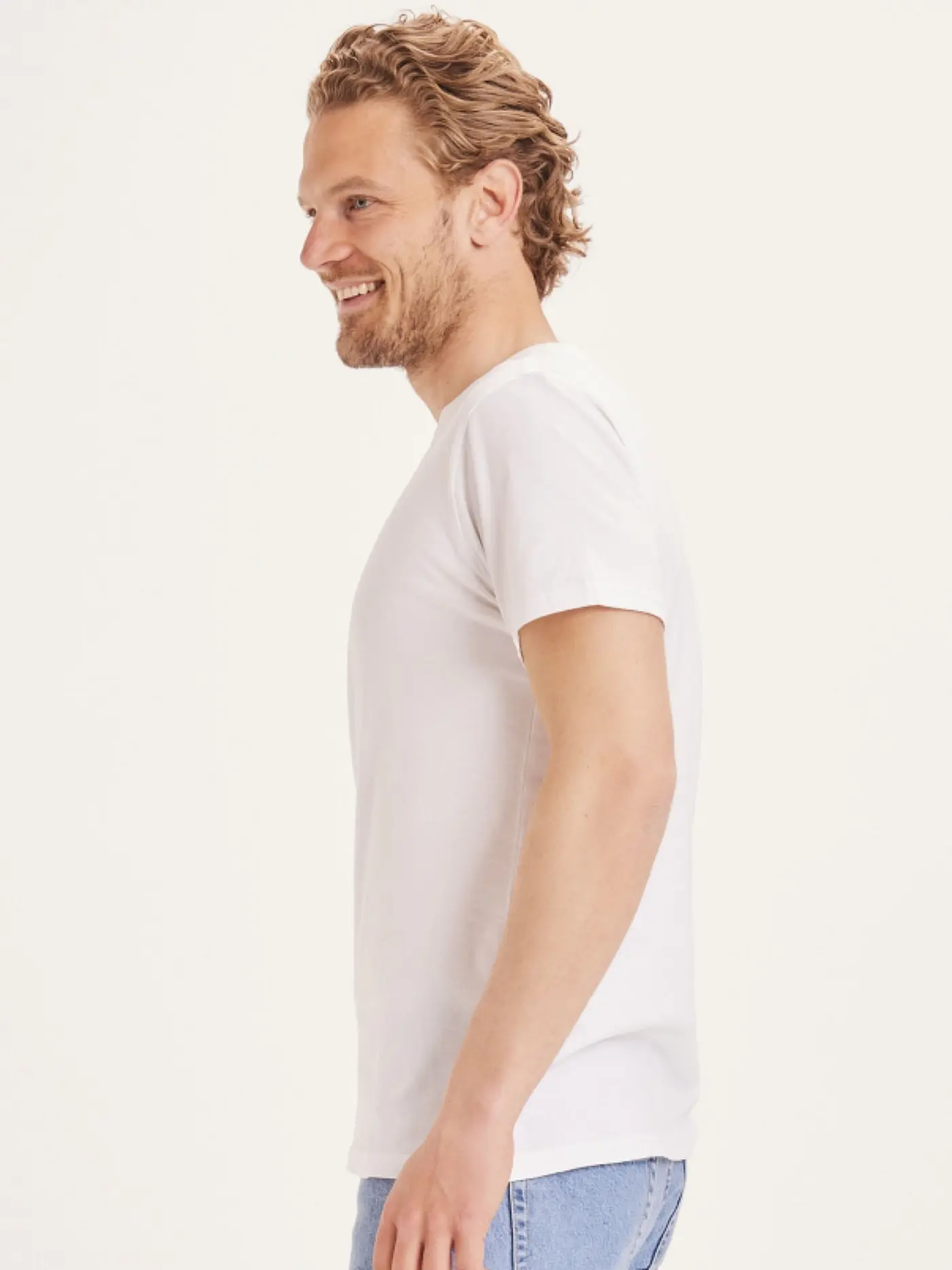 KNOWLEDGE COTTON APPAREL | T-Shirt ALDER | weiss