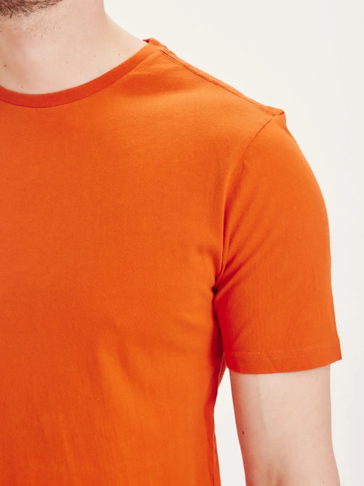 KNOWLEDGE COTTON APPAREL | T-Shirt ALDER | orange