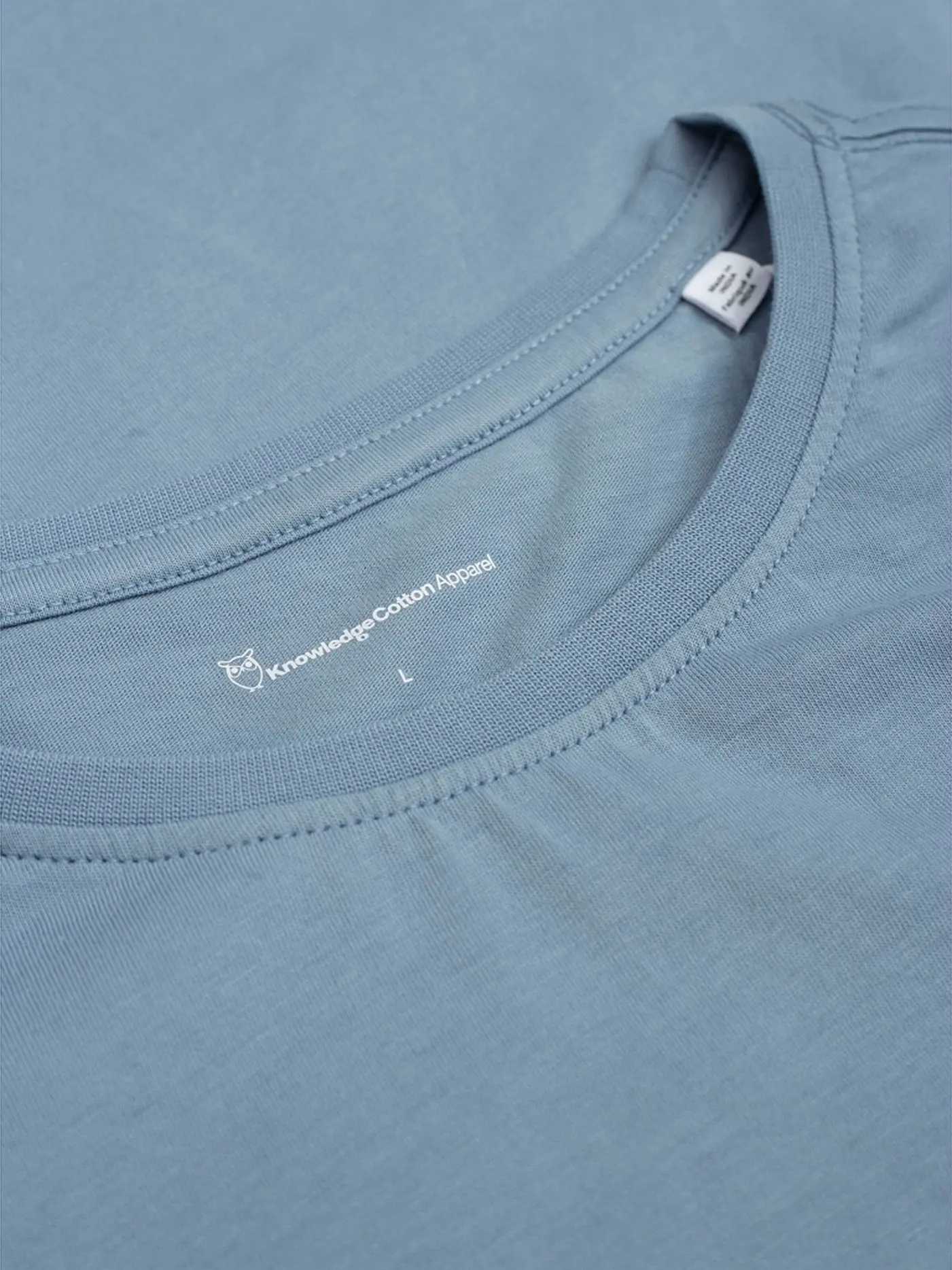 KNOWLEDGE COTTON APPAREL | T-Shirt ALDER | hellblau