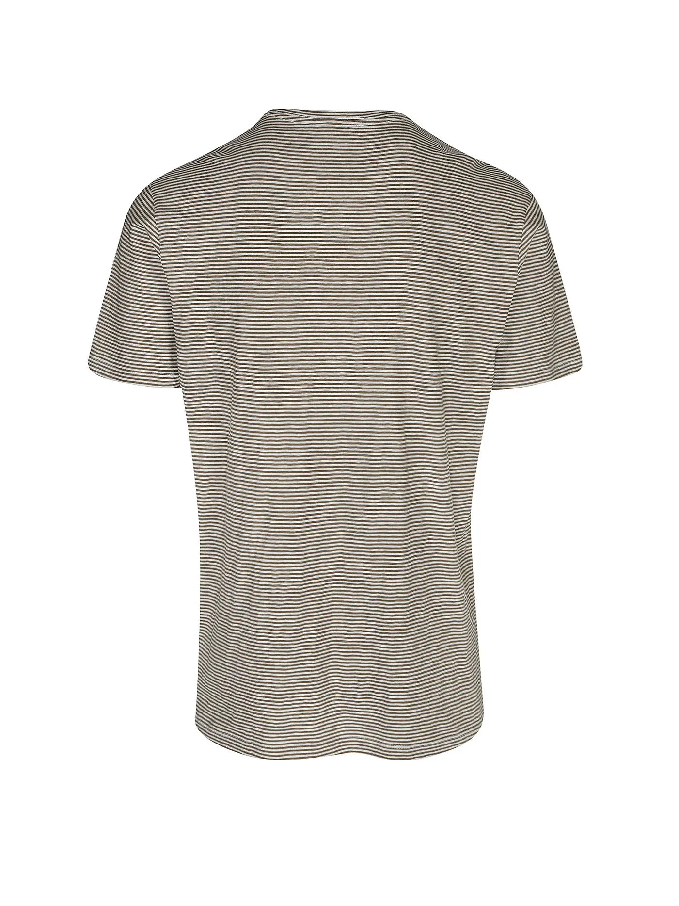 KNOWLEDGE COTTON APPAREL | T-Shirt NARROW | braun