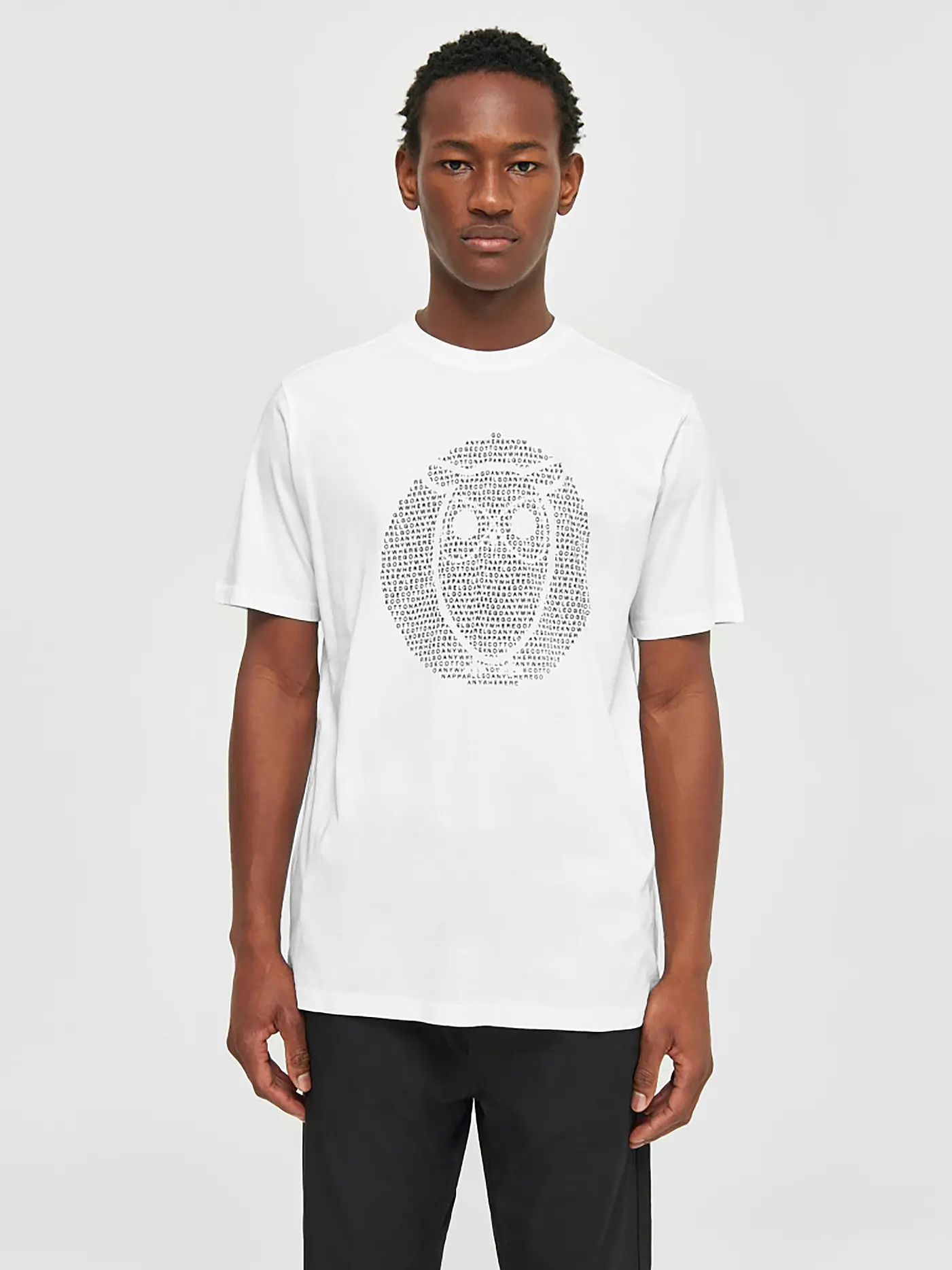 KNOWLEDGE COTTON APPAREL | T-Shirt OWL | weiss