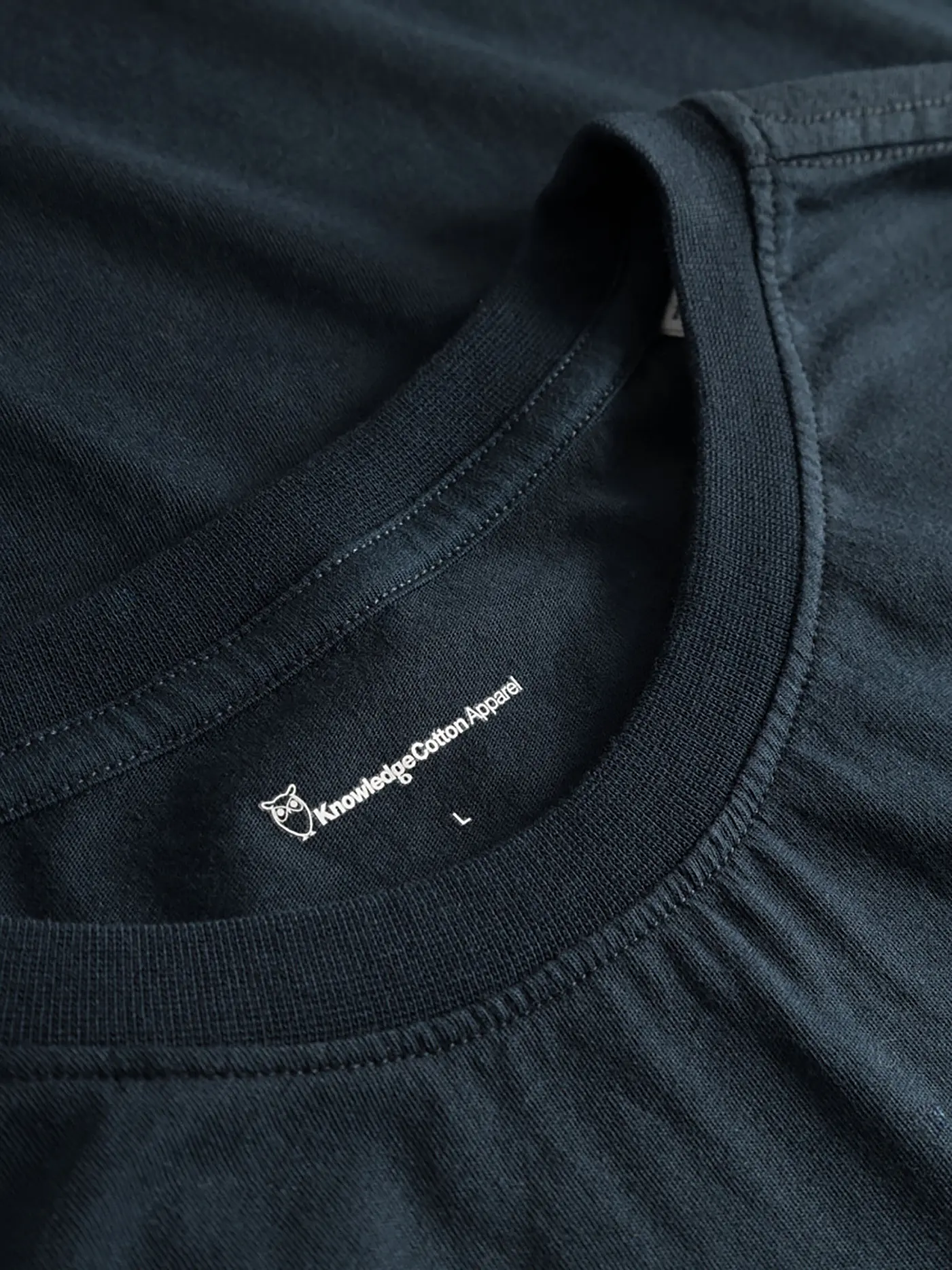 KNOWLEDGE COTTON APPAREL | T-Shirt OWL | blau