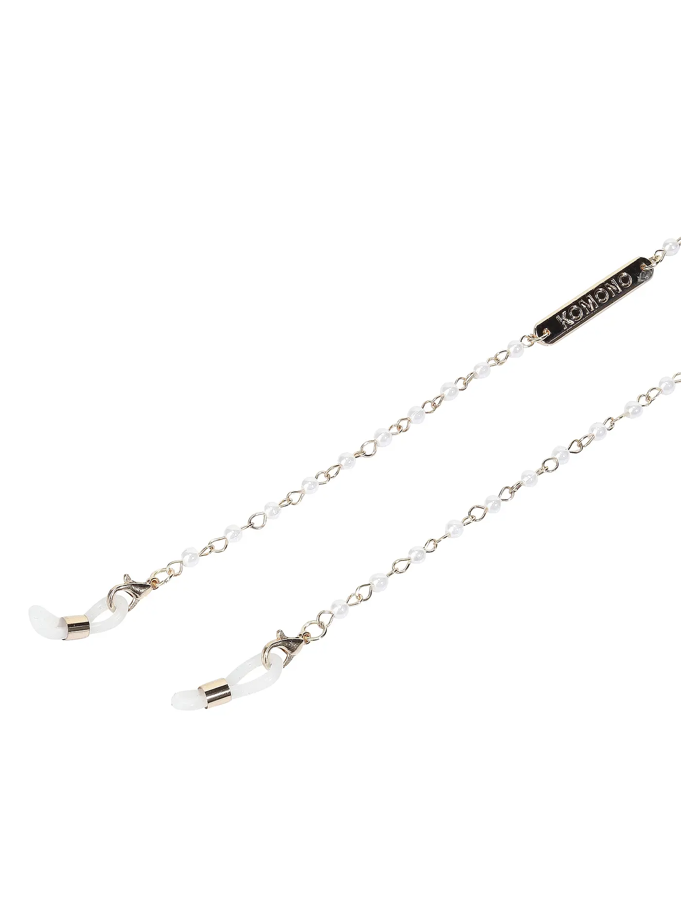 KOMONO | Brillenkette Vega Pearl  | weiss