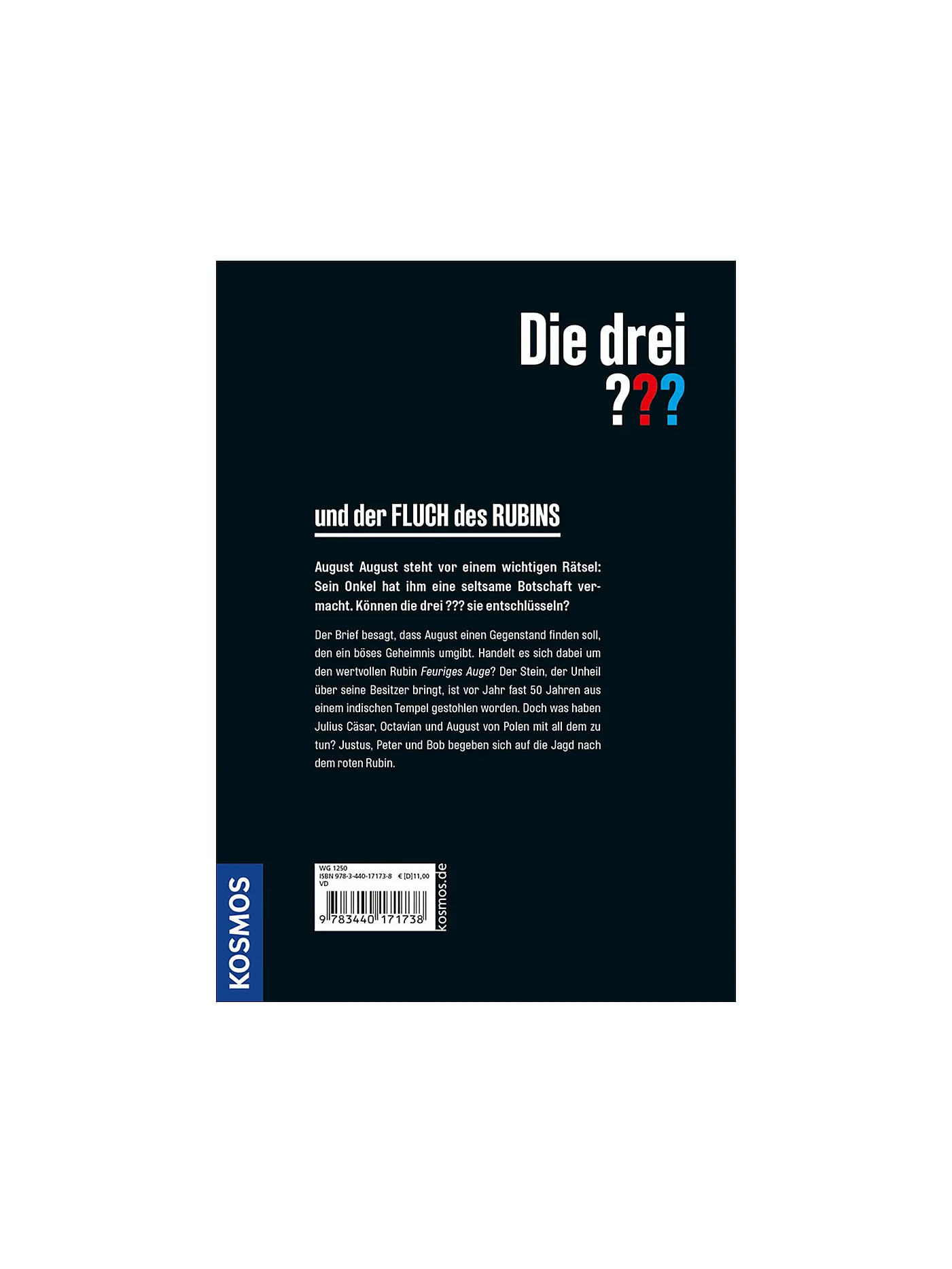 KOSMOS VERLAG | Die Drei Fragezeichen - Und der Fluch des Rubins | keine Farbe