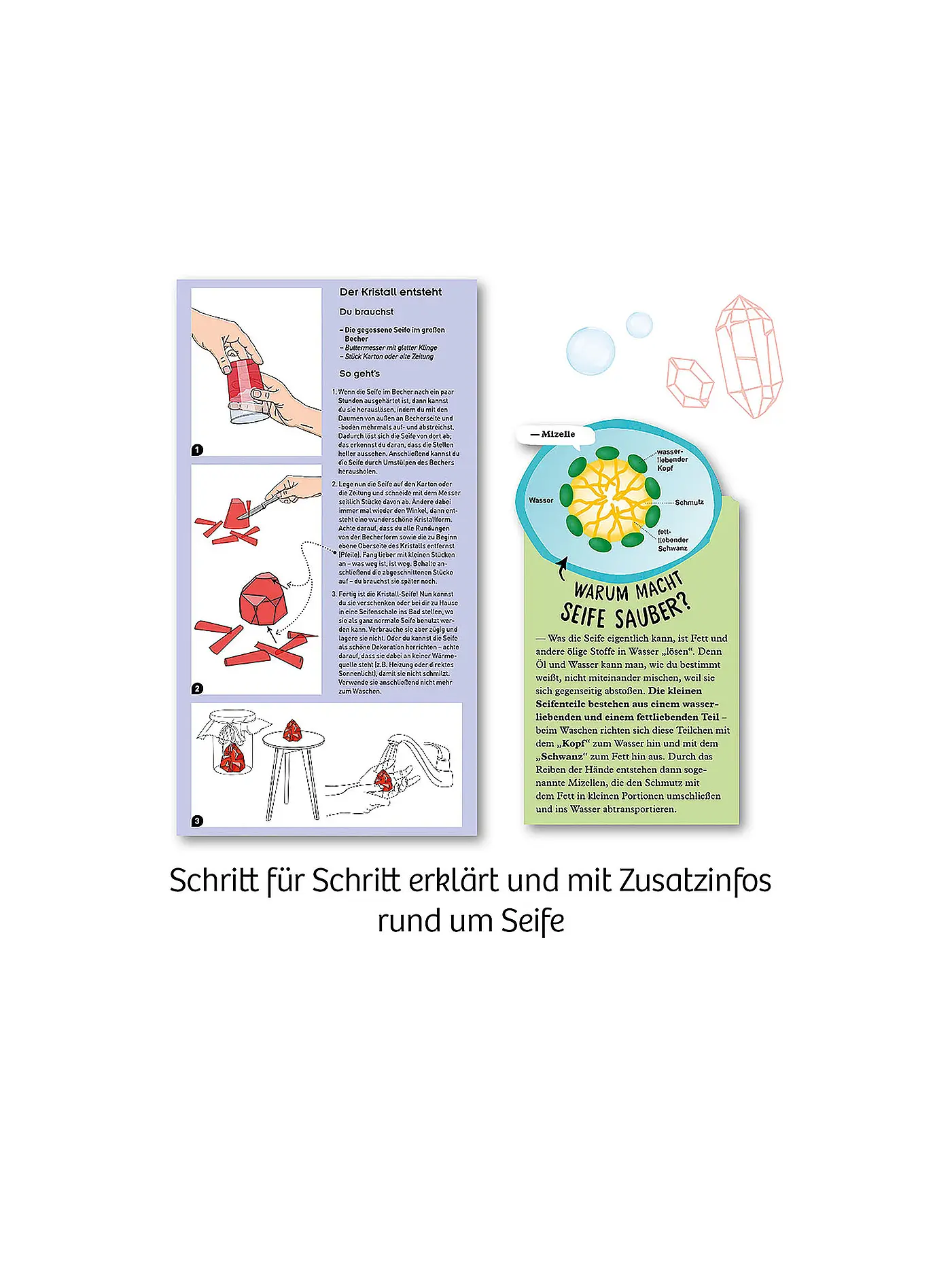 KOSMOS | Kristall-Seife | keine Farbe