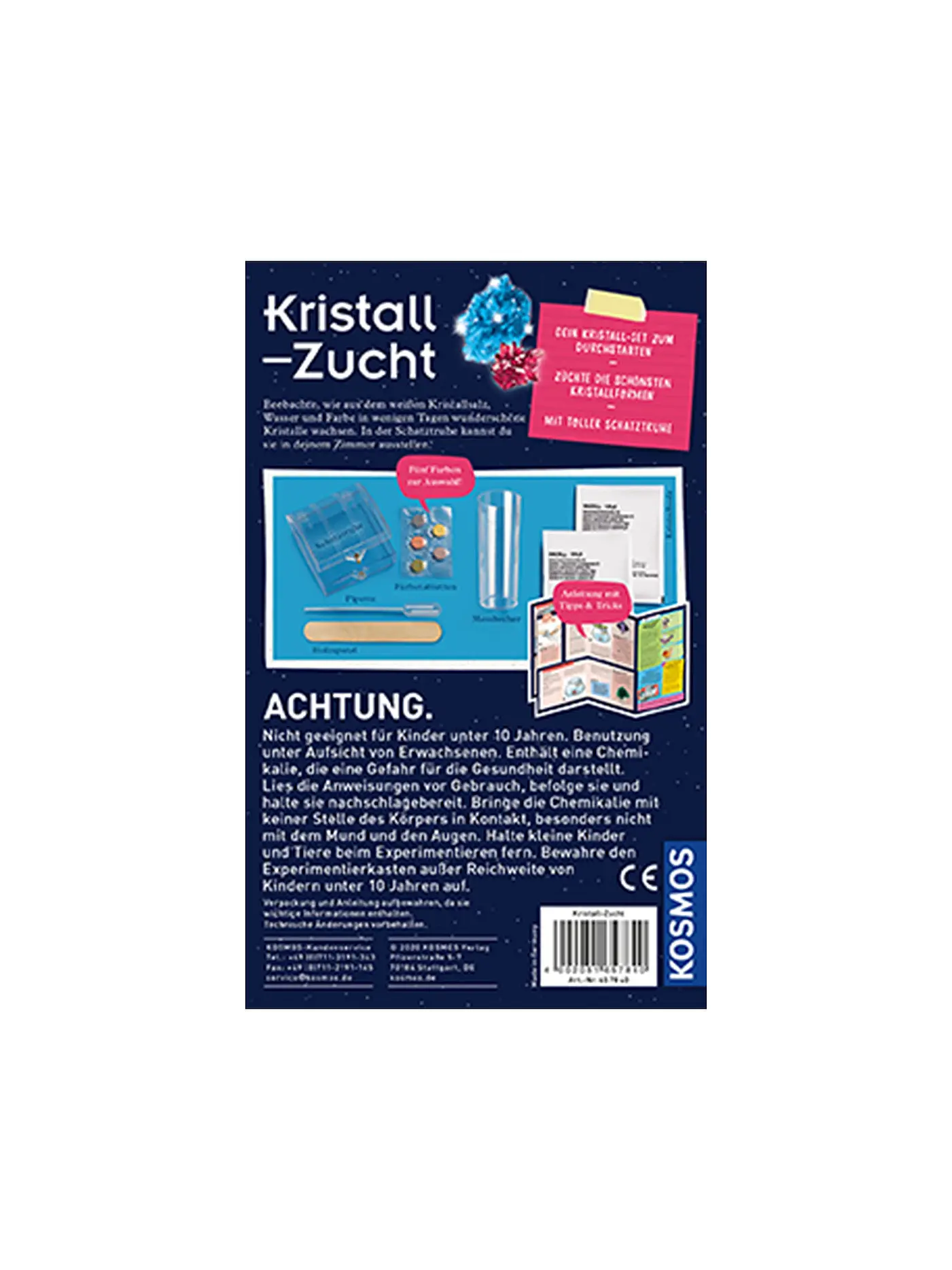 KOSMOS | Kristall-Zucht - Lass funkelnde Kristalle wachsen | keine Farbe