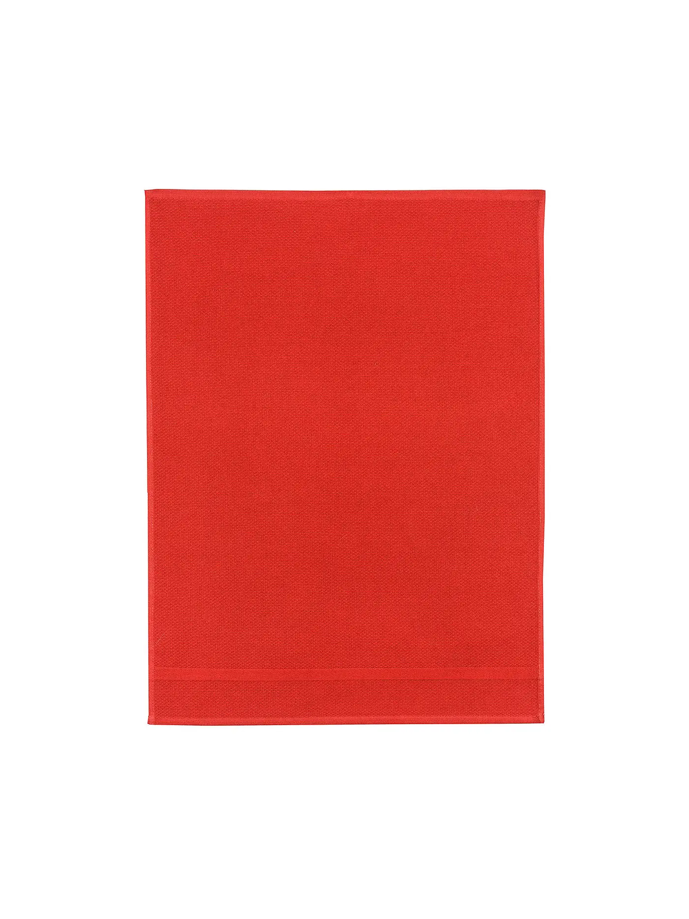 KRACHT | Geschirrtuch 50x70cm Piquet / Frottier Rot | rot