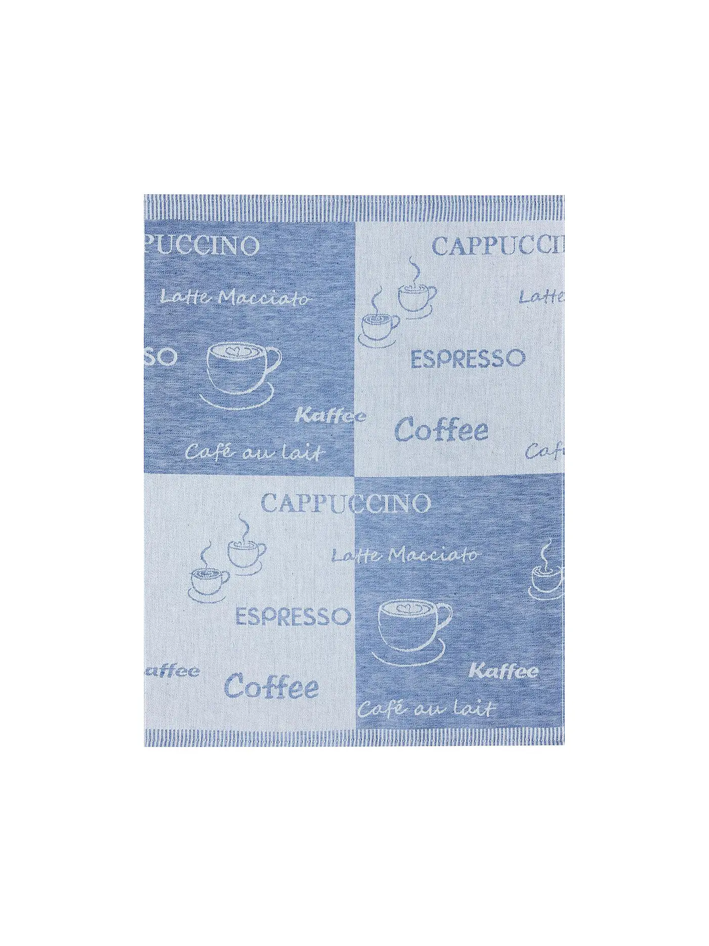 KRACHT | Halbleinen Jacquardtuch 3er Pkg Coffee | bunt