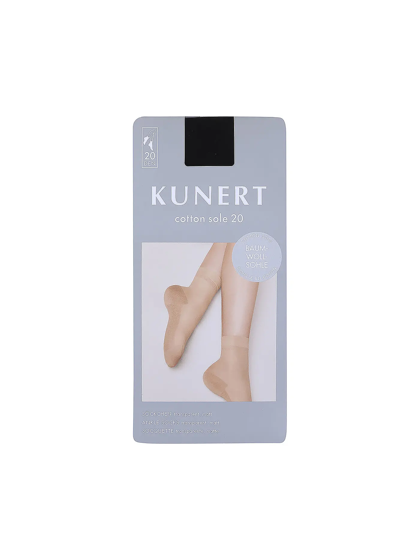 KUNERT | Feinstrumpfsocken graphit | schwarz