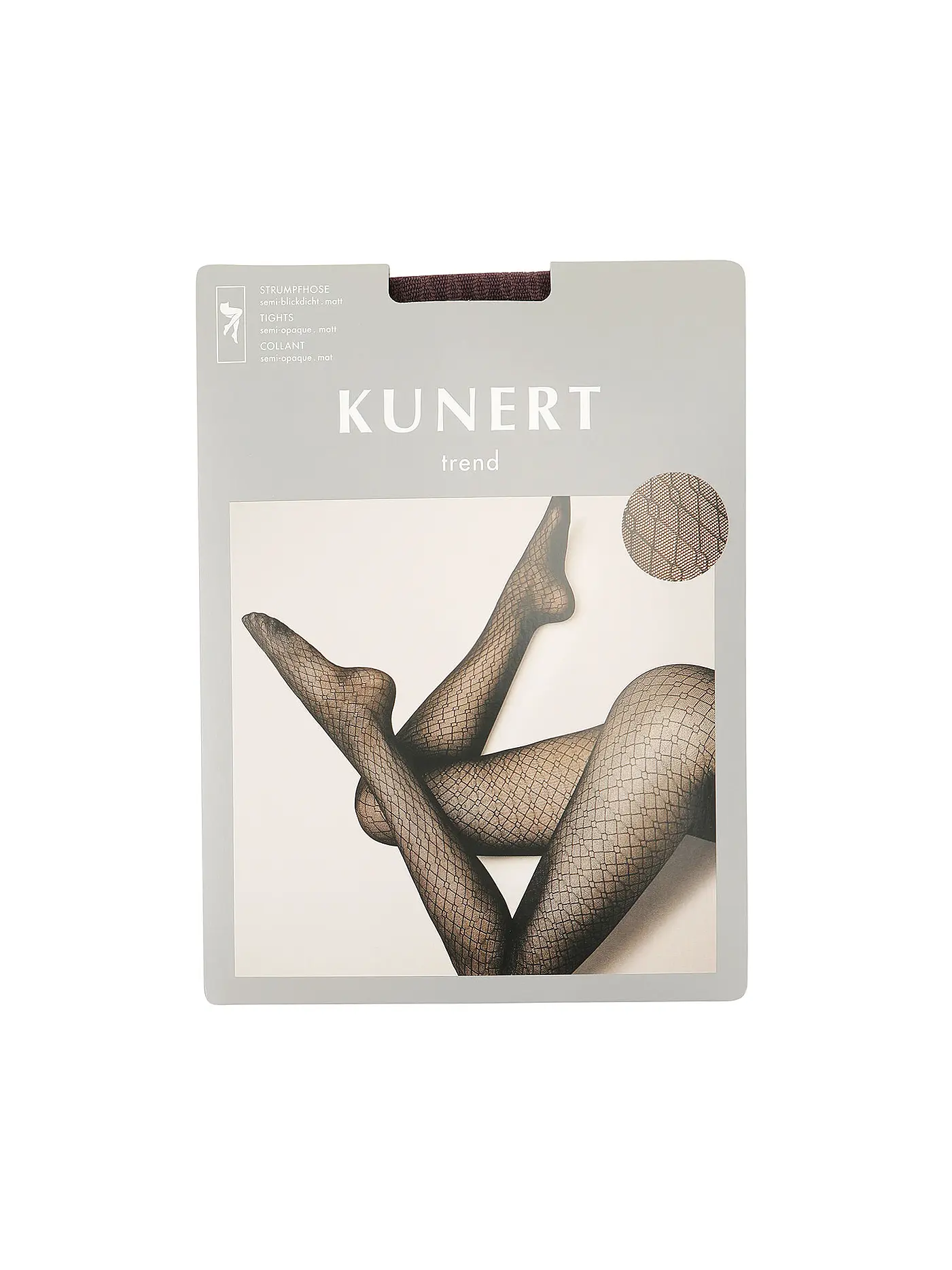 KUNERT | Modestrumpfhose DIAMOND aubergine | beere