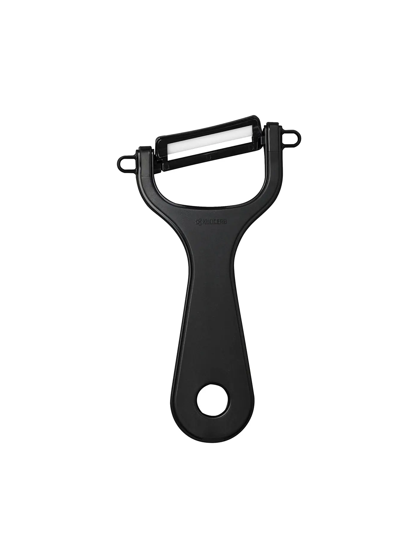 KYOCERA | Keramik Sparschäler Soft Touch 10cm | schwarz