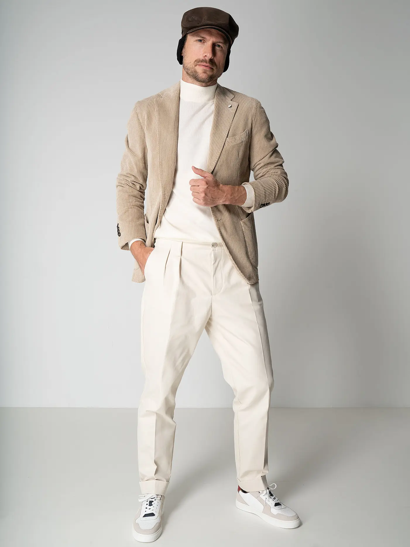 L.B.M.1911 | Cord Sakko  | beige