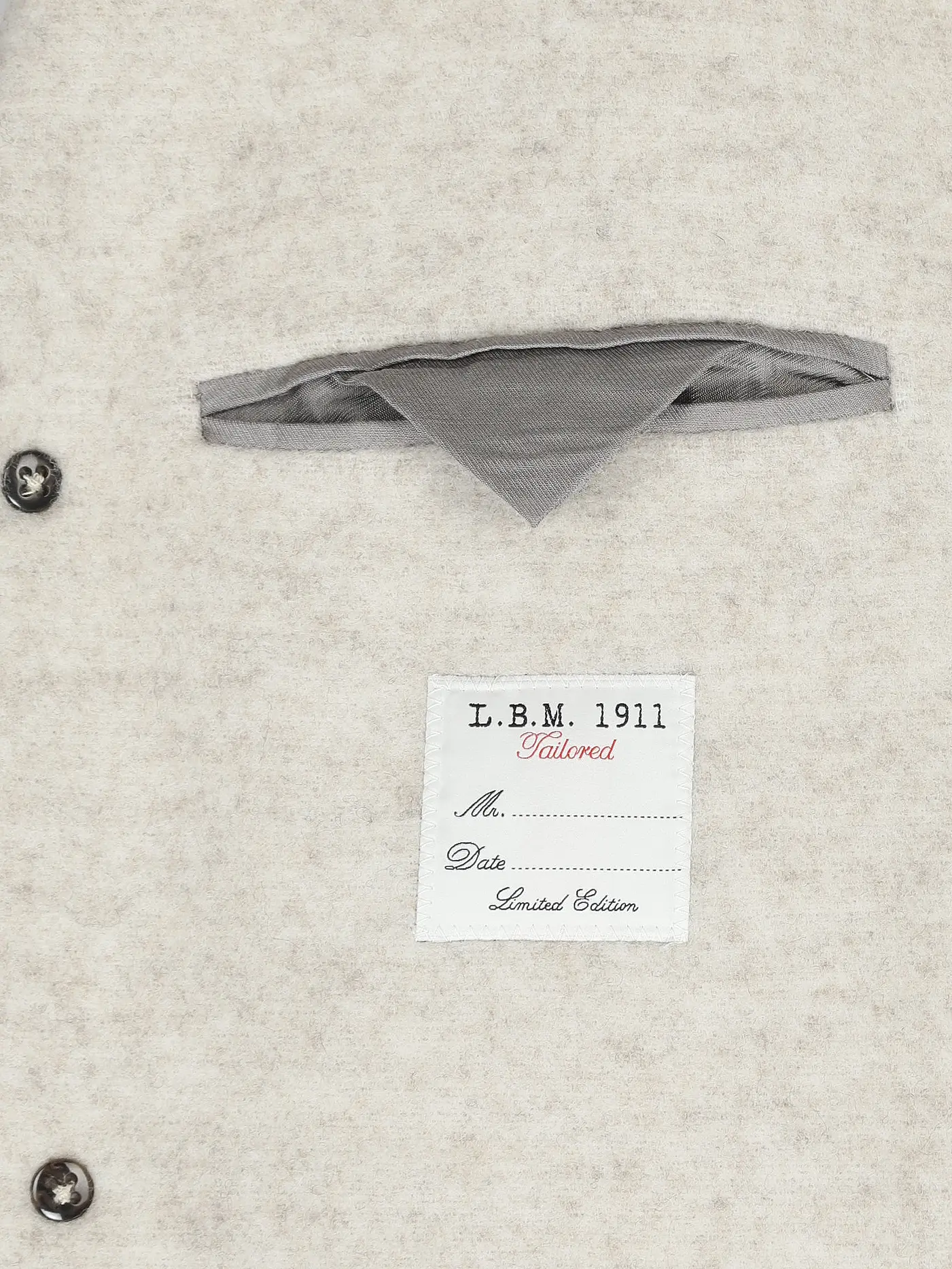 L.B.M.1911 | Wollmantel  | beige