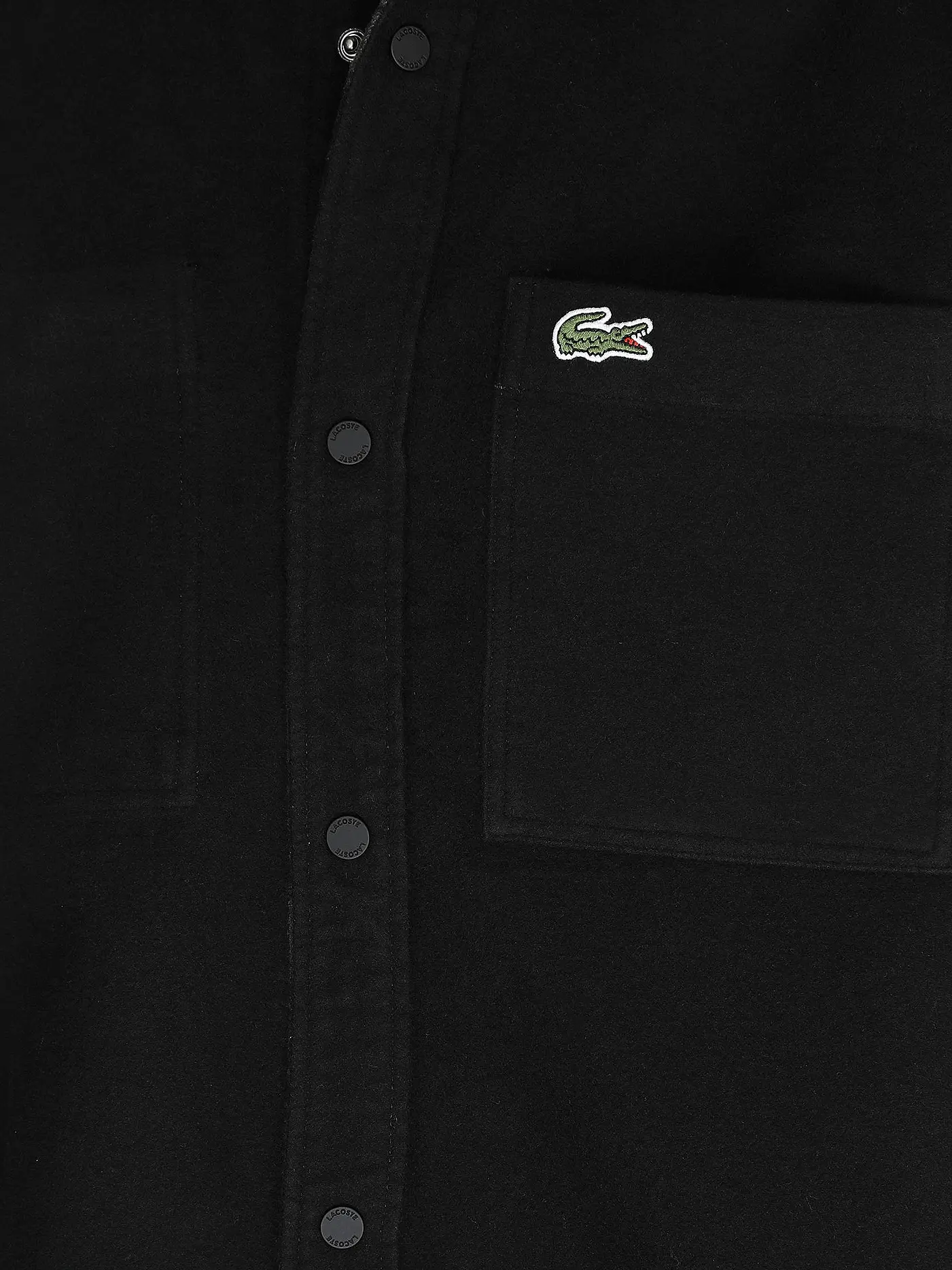 LACOSTE | Flanell Overshirt | olive