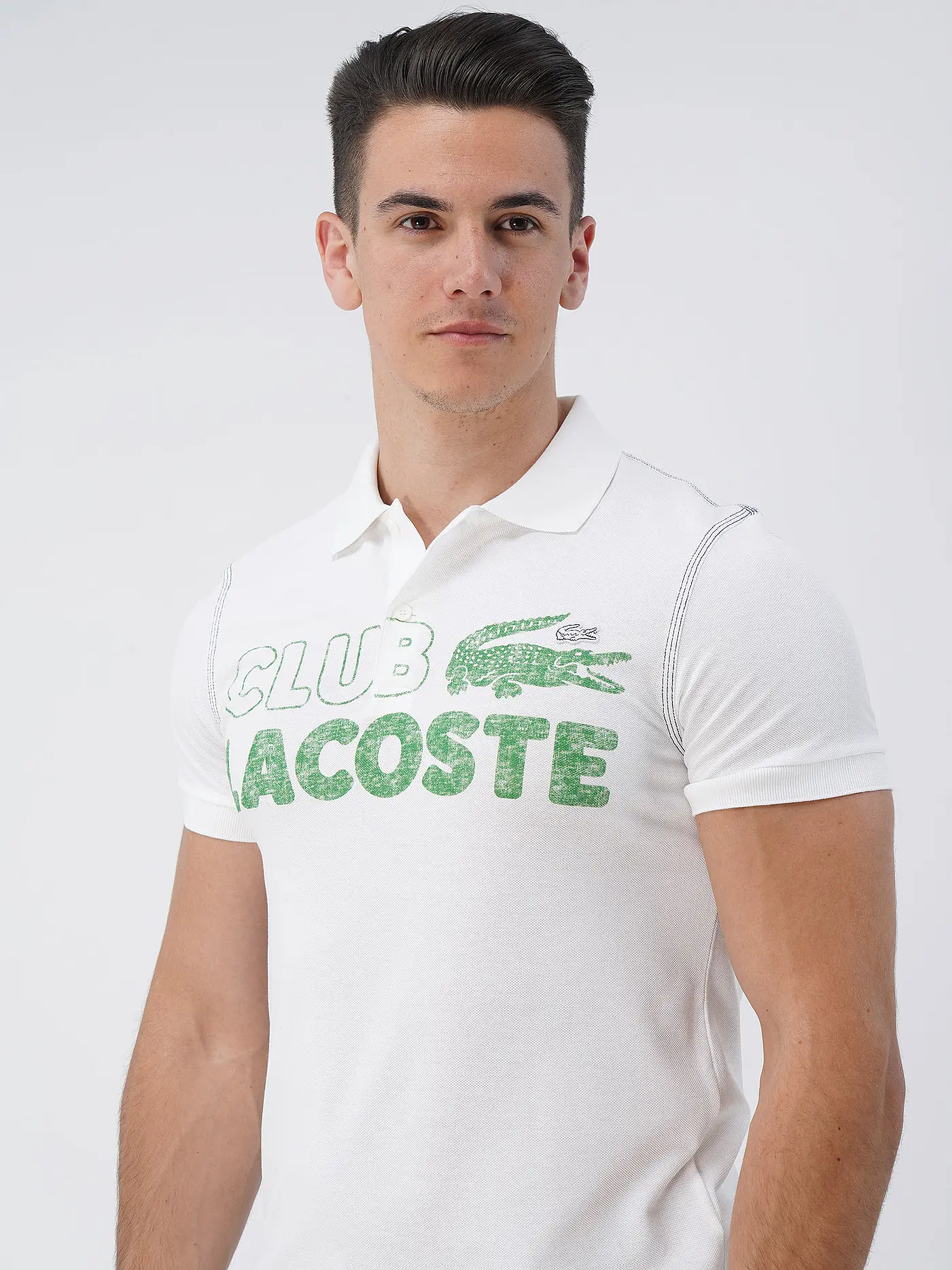 LACOSTE | Poloshirt  | weiss