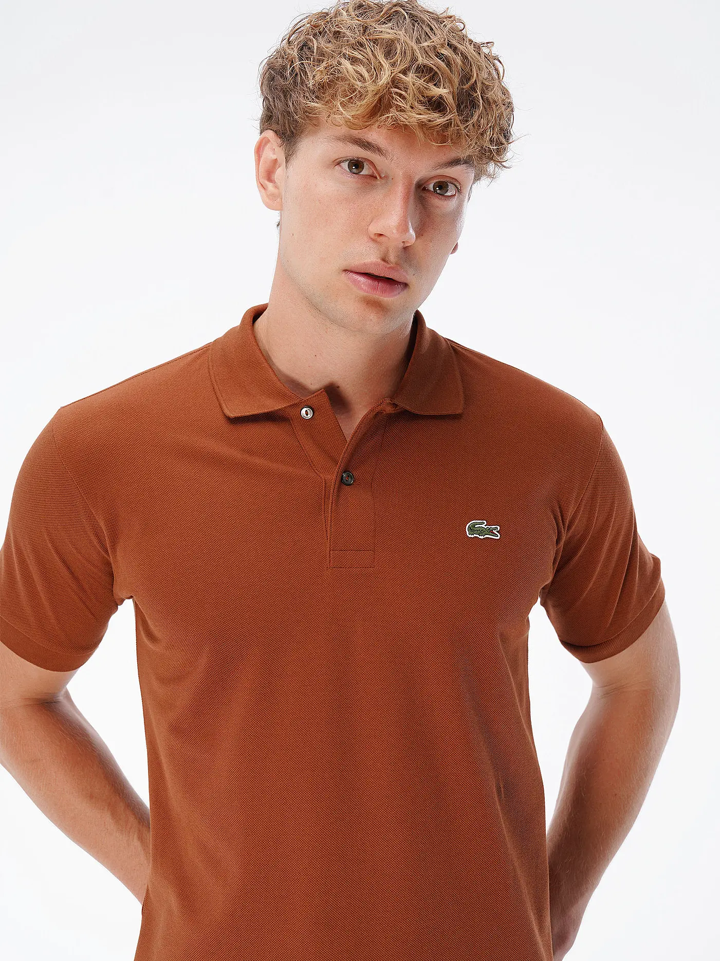 LACOSTE | Poloshirt Classic Fit L1212 | braun
