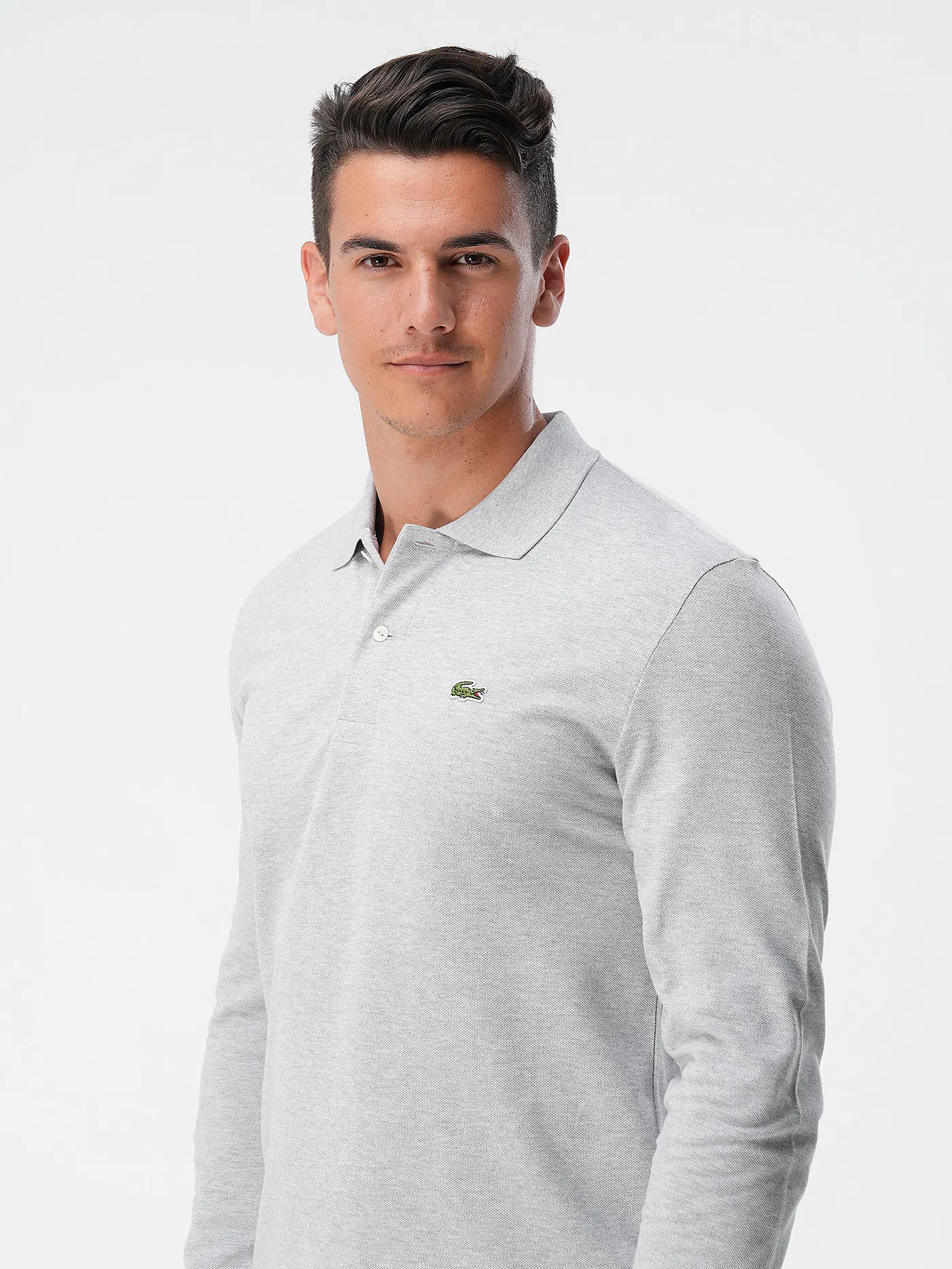LACOSTE | Poloshirt Classic Fit L1313 | grau