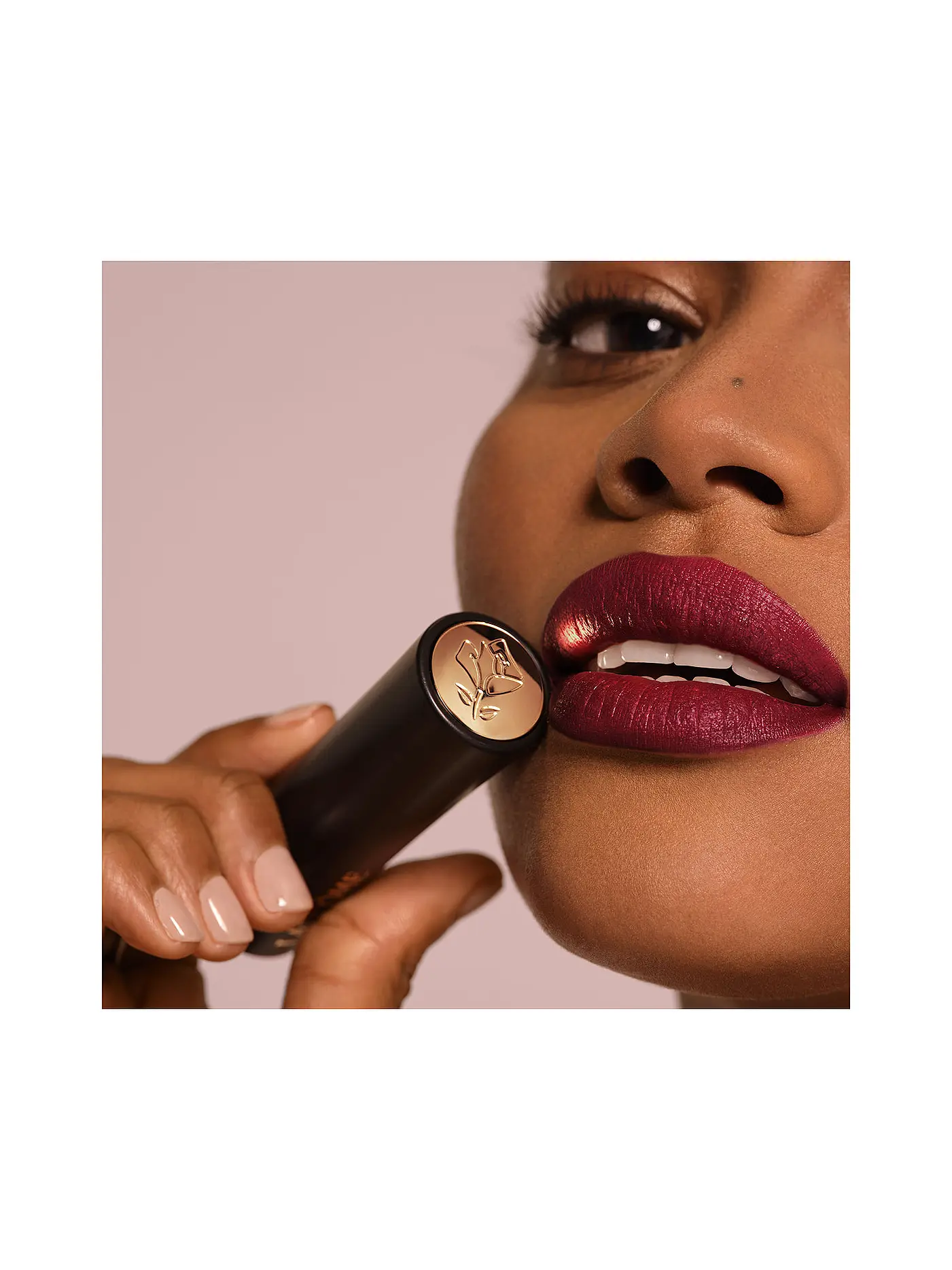 LANCÔME | Lippenstift - L'Absolu Rouge Cream ( 397 Berry Noir )  | dunkelrot