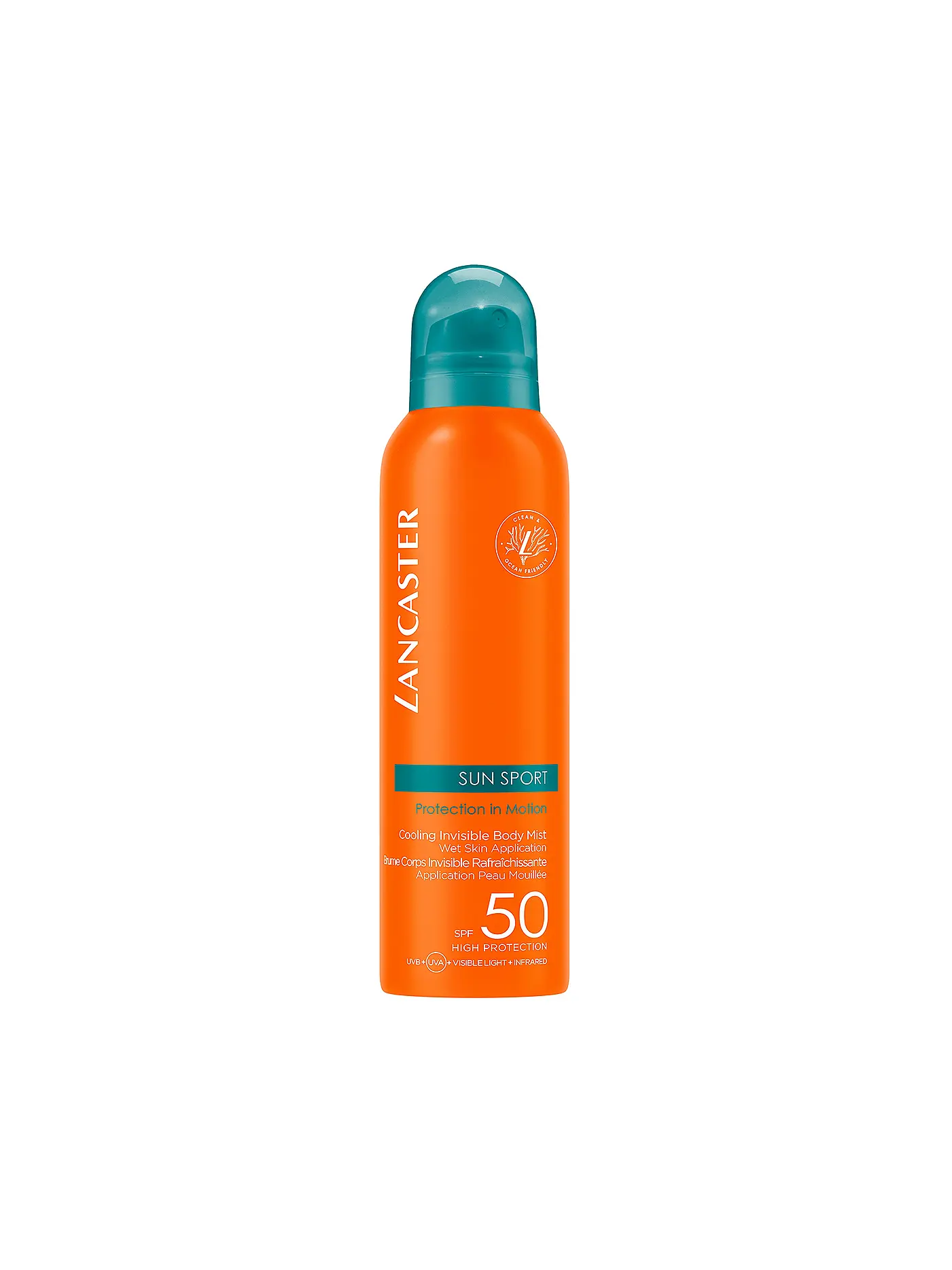 LANCASTER | Sun Sport Cooling Invisible Body Mist SPF50 200ml | keine Farbe