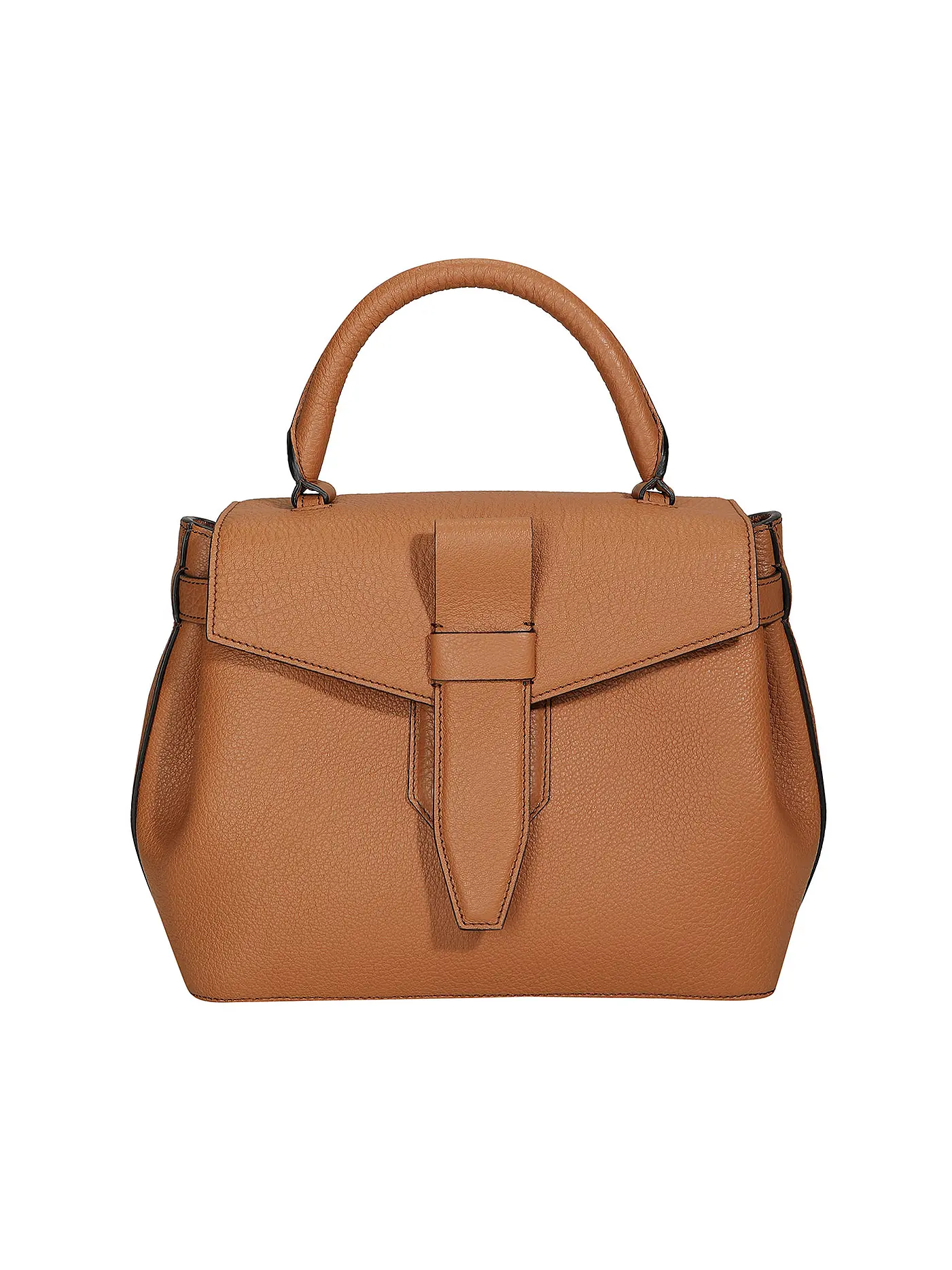 LANCEL | Ledertasche - Henkeltasche CHARLIE | camel