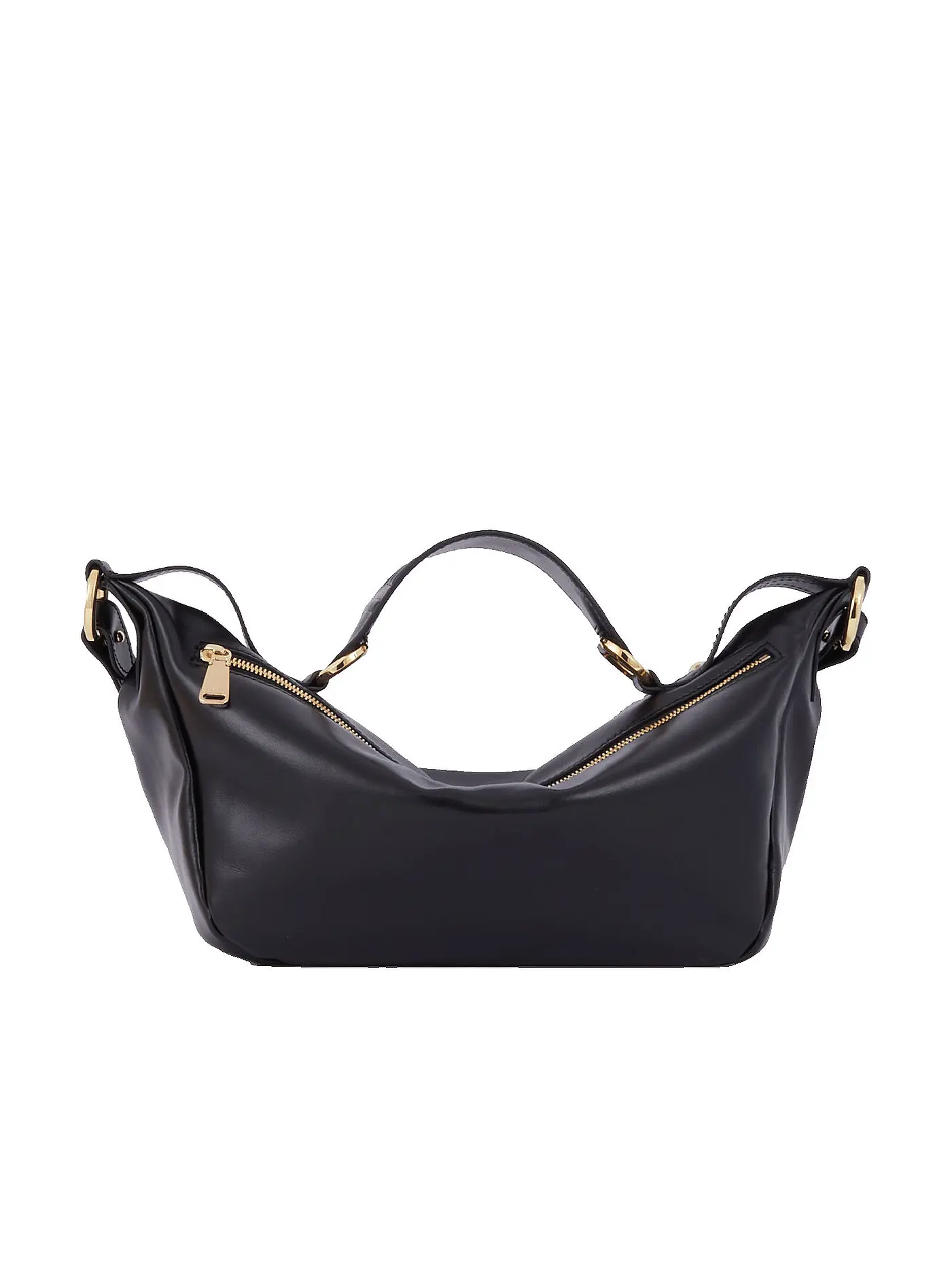LANCEL | Ledertasche - Henkeltasche ORIGAMI DE LANCEL | schwarz