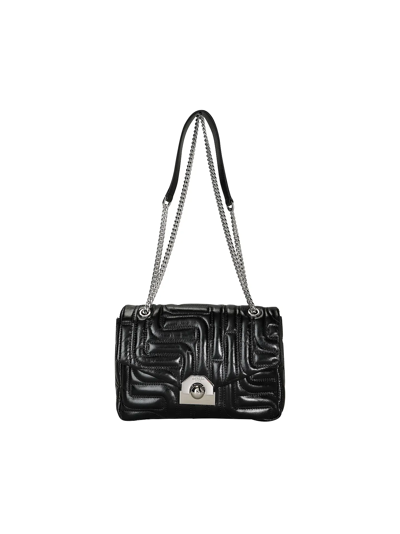 LANCEL | Ledertasche - Mini Bag MIDI-MINUIT | schwarz