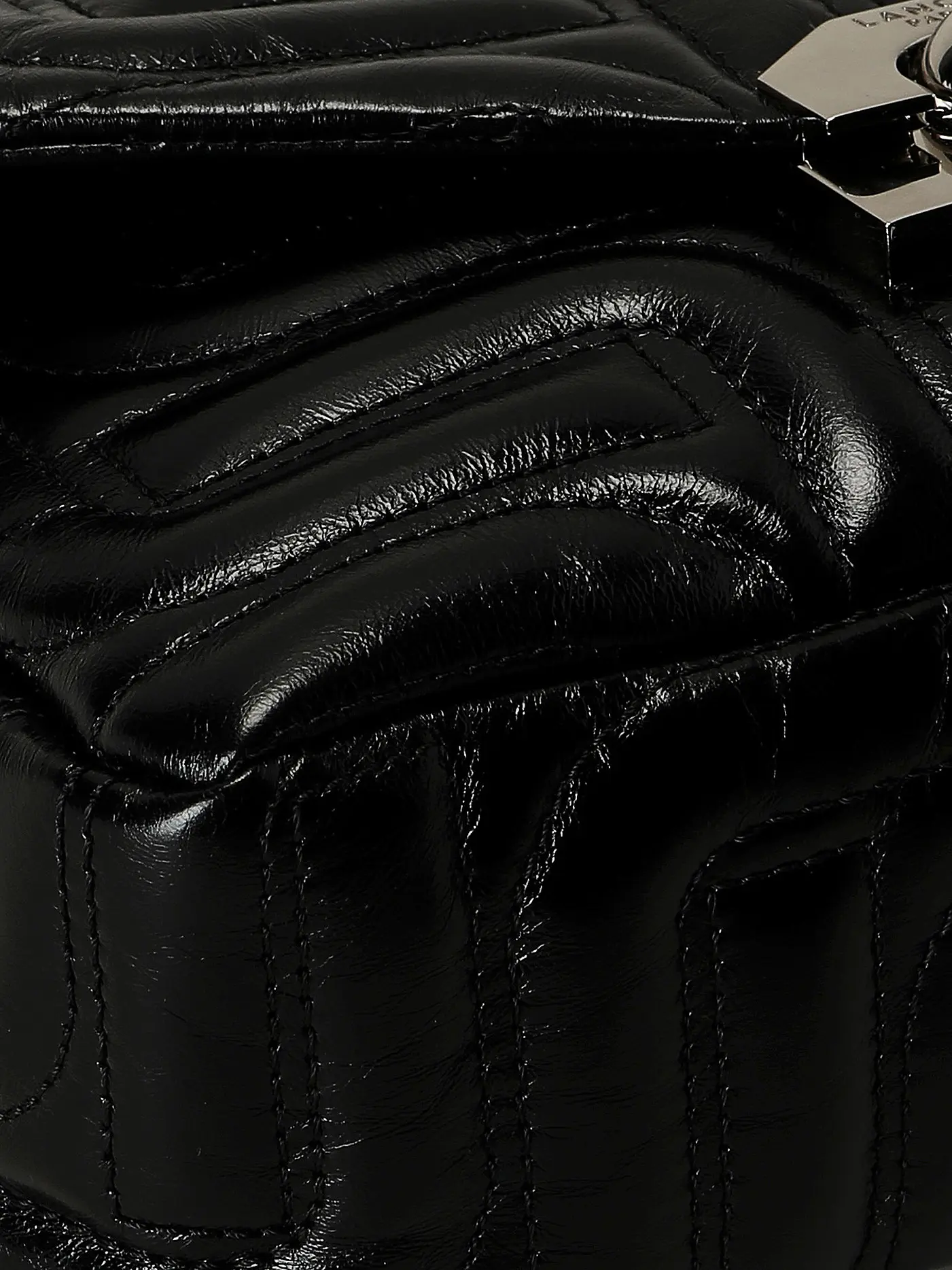 LANCEL | Ledertasche - Mini Bag MIDI-MINUIT | schwarz