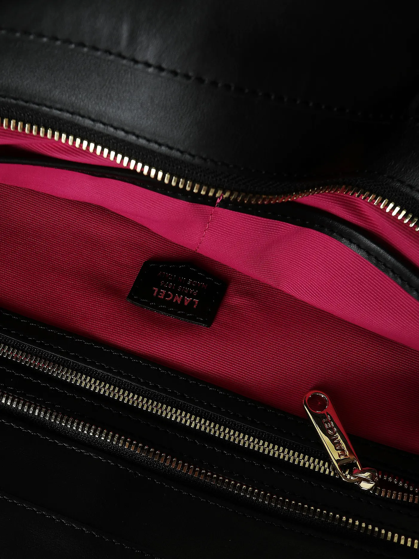 LANCEL | Ledertasche - Shopper | schwarz
