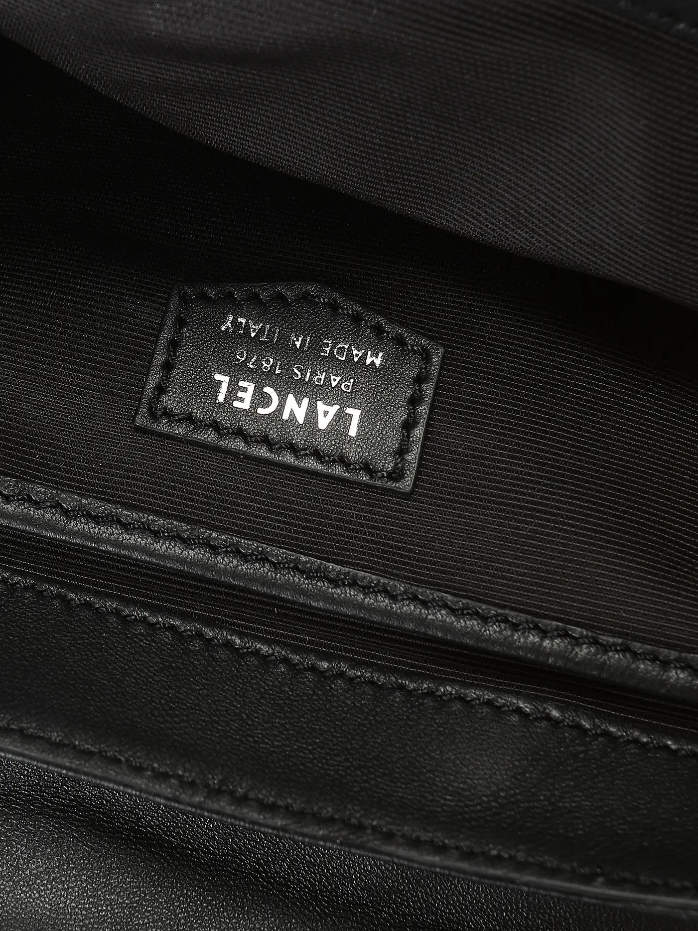 LANCEL | Ledertasche - Umhängetasche NINON DE LANCEL Small | schwarz