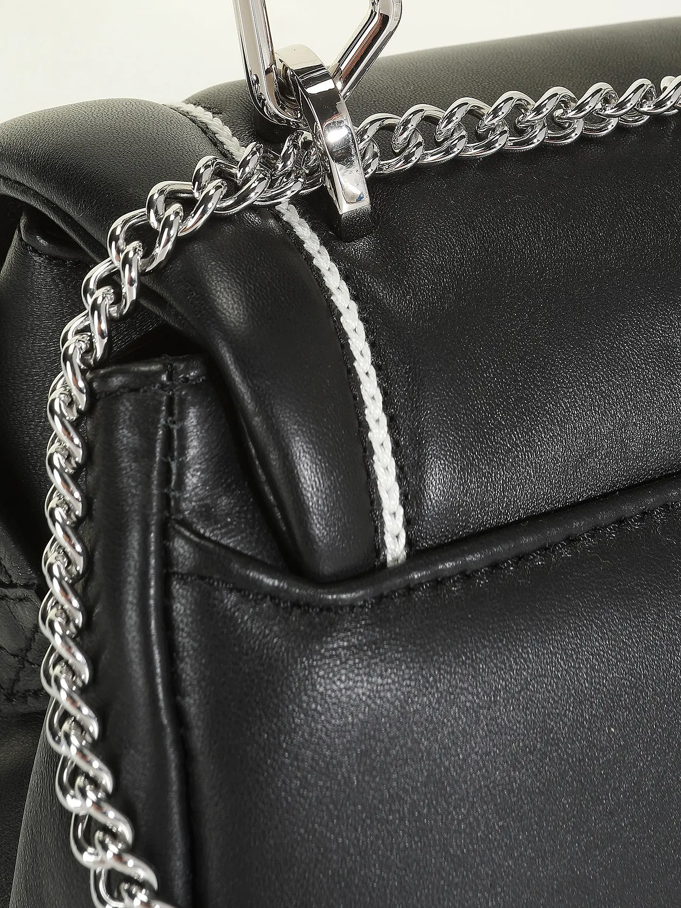 LANCEL | Ledertasche - Umhängetasche NINON DE LANCEL Small | schwarz
