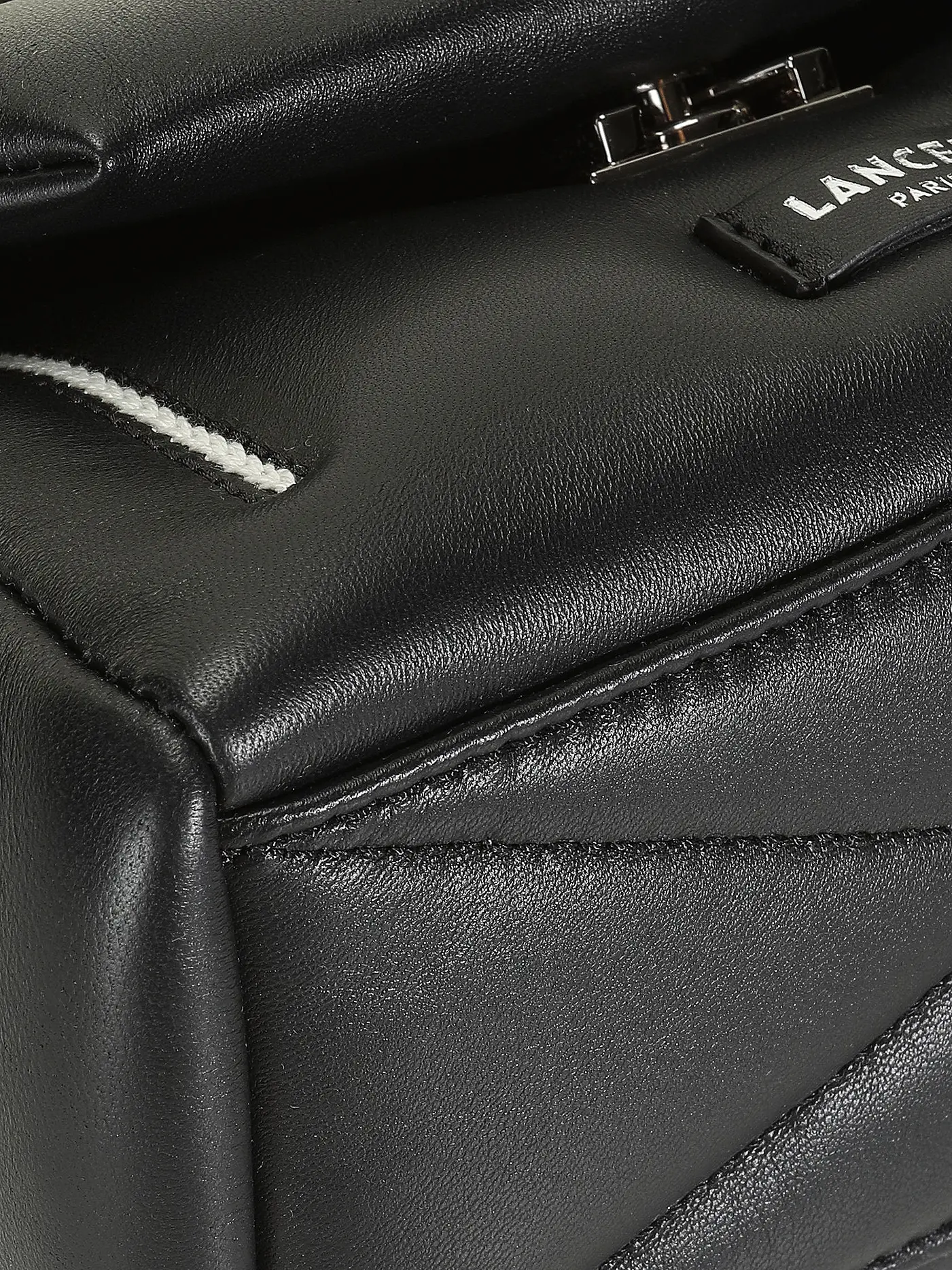 LANCEL | Ledertasche - Umhängetasche NINON DE LANCEL Small | schwarz