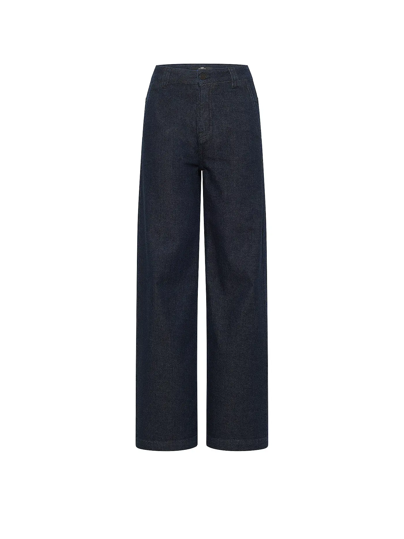 LANIUS | Highwaist Jeans Wide Fit | dunkelblau