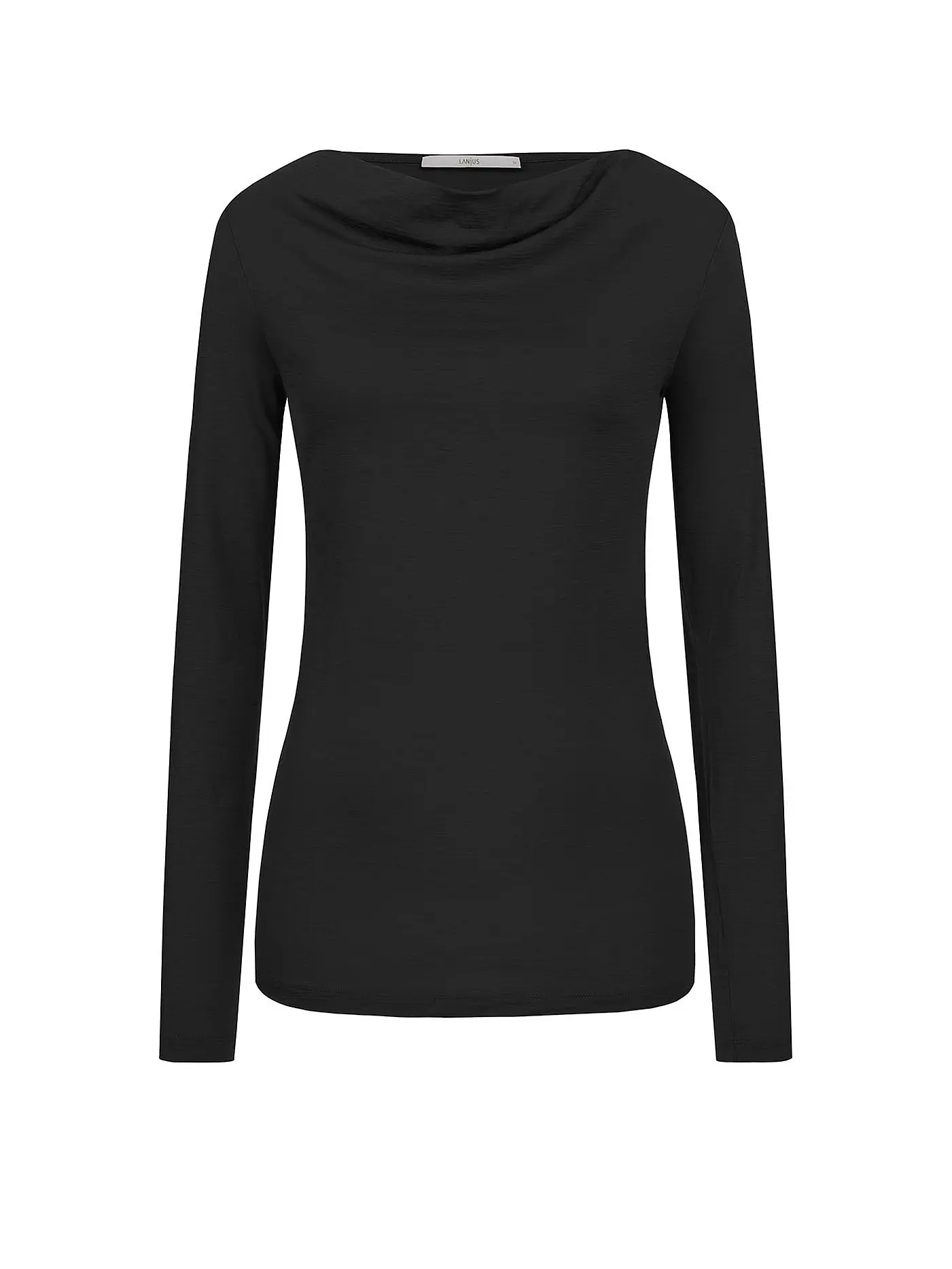 LANIUS | Langarmshirt | schwarz