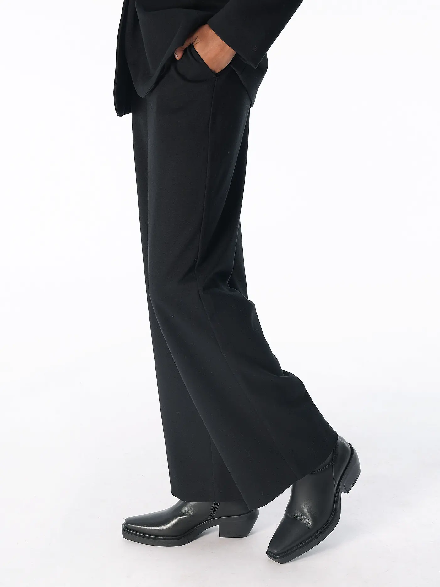 LANIUS | Marlenehose | schwarz