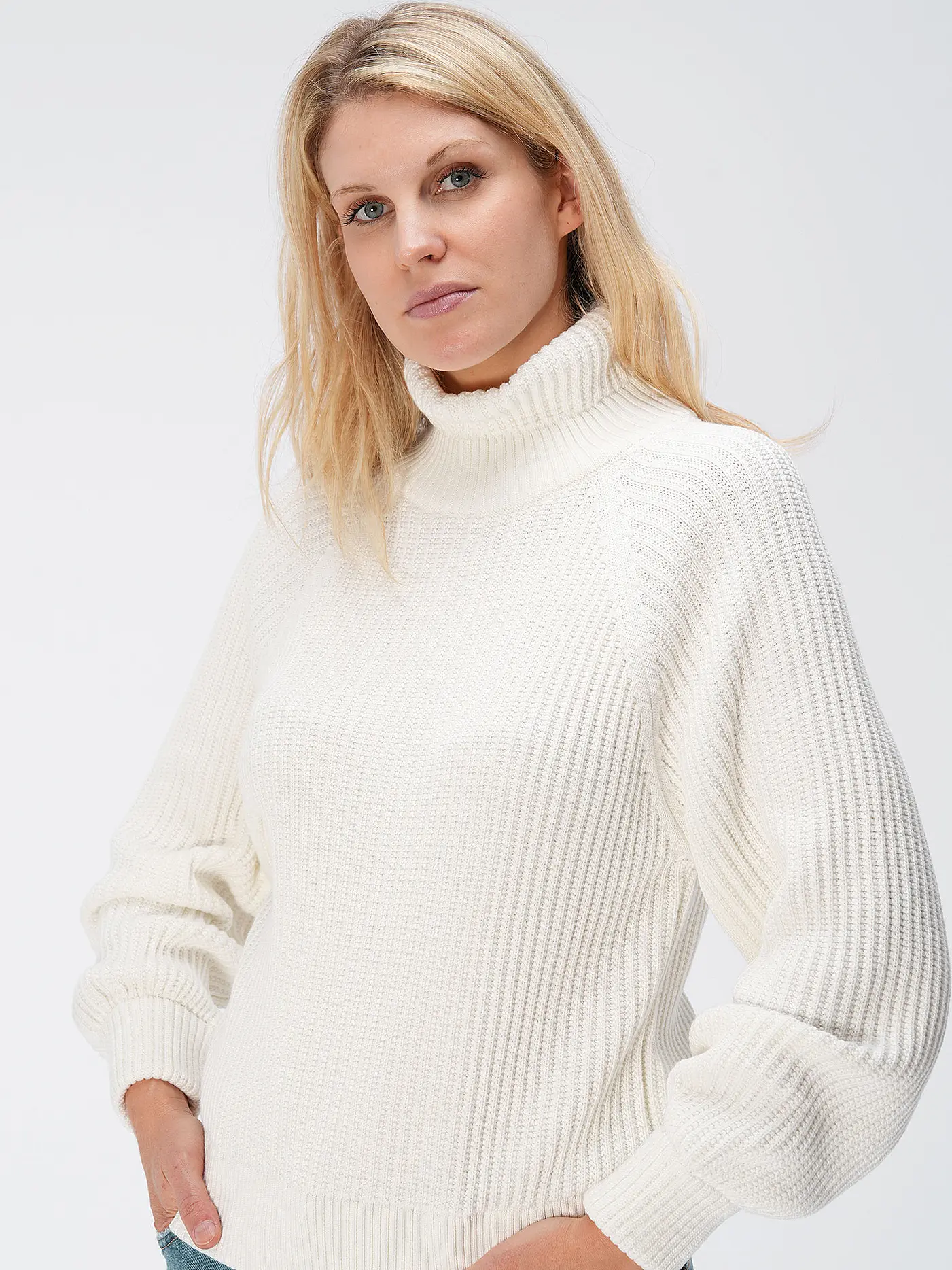 LANIUS | Rollkragenpullover | creme