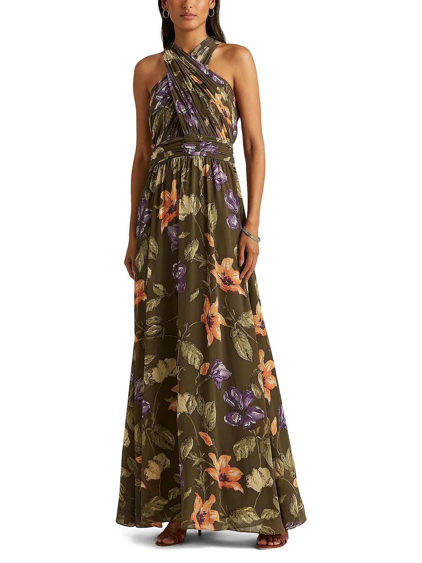 LAUREN RALPH LAUREN | Abendkleid | bunt
