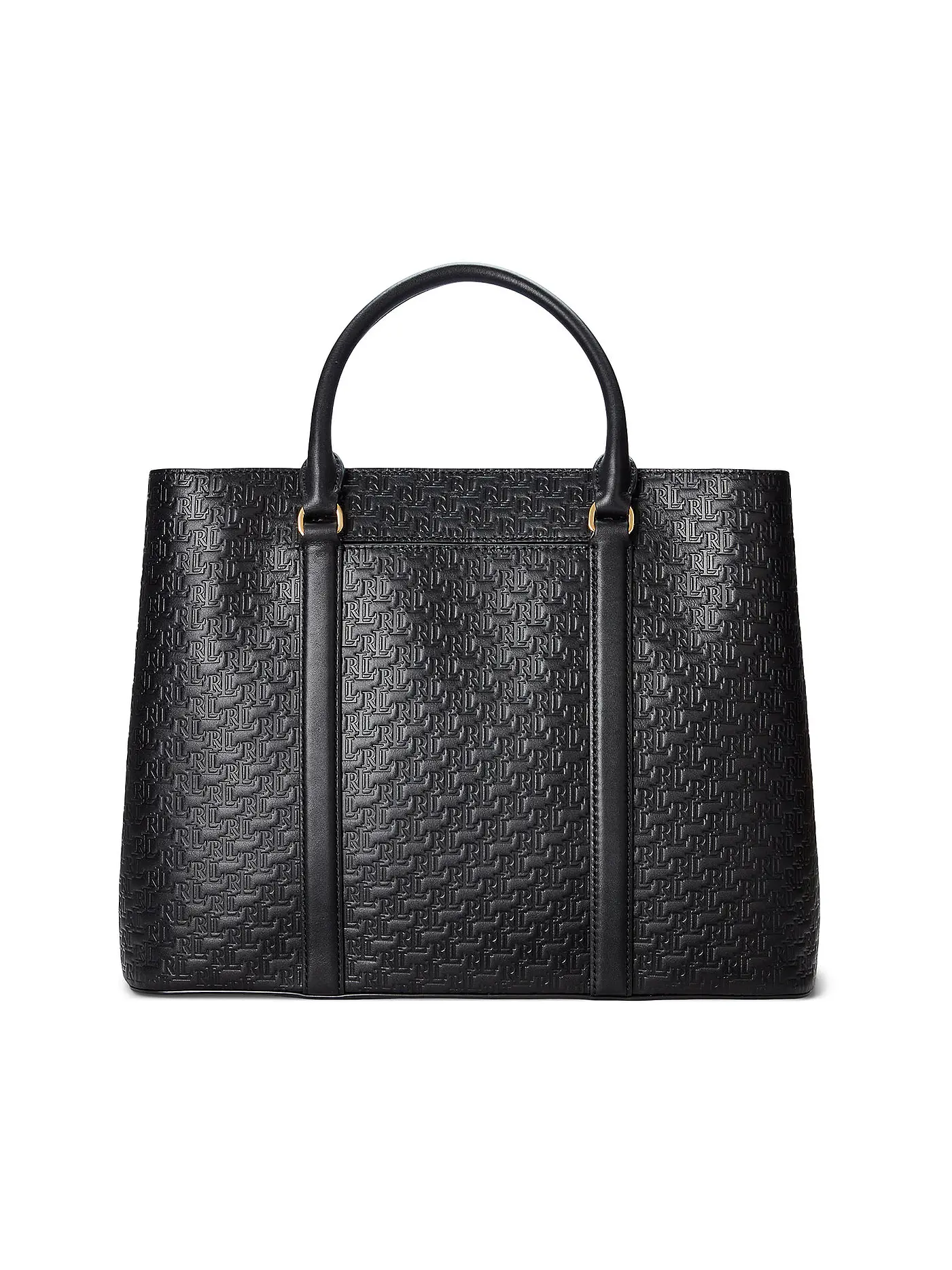 LAUREN RALPH LAUREN | Ledertasche - Henkeltasche MARCY 36 SATCHEL Large | schwarz