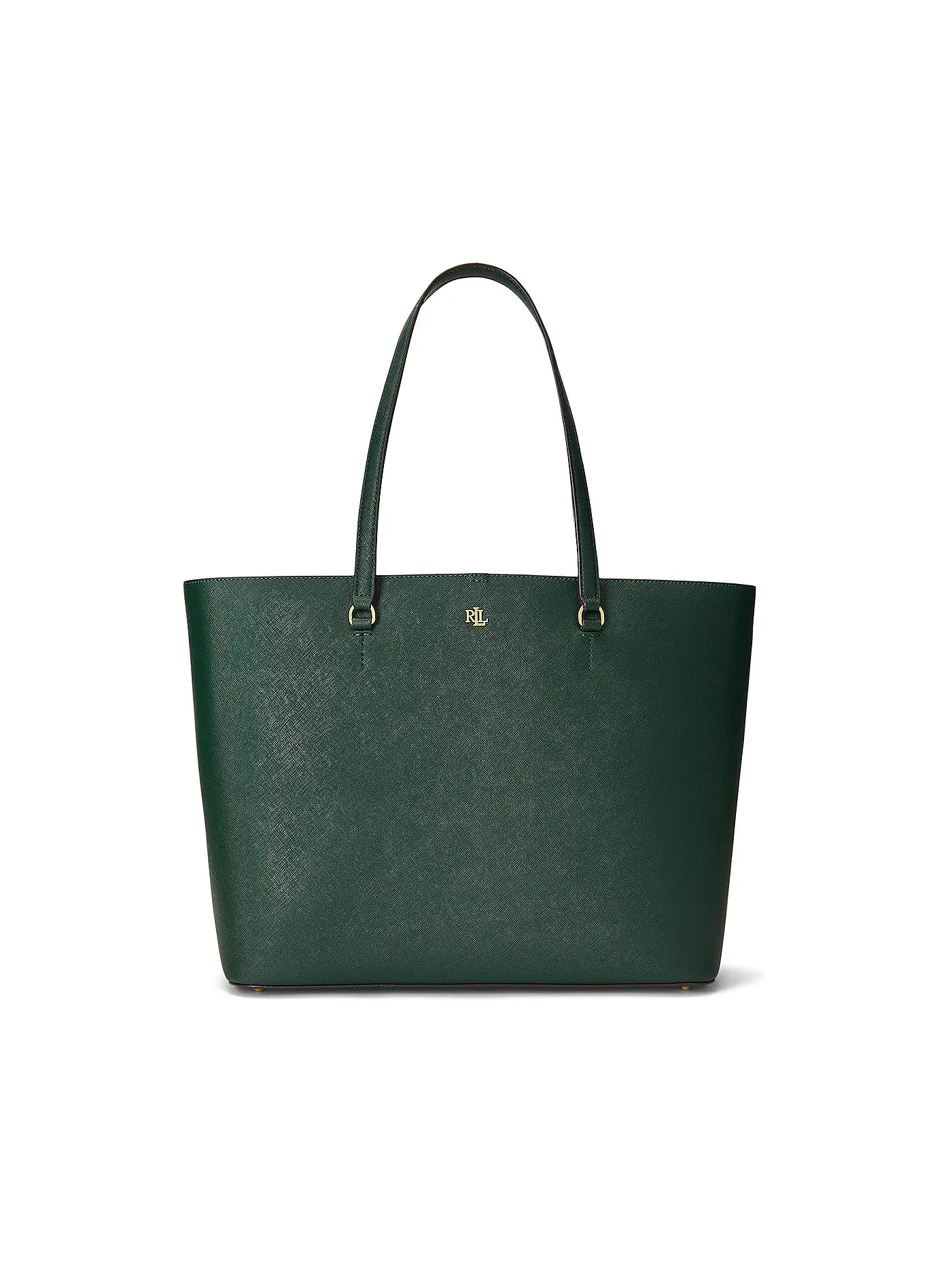 LAUREN RALPH LAUREN | Ledertasche - Shopper KARLY TOTE Large | dunkelgrün