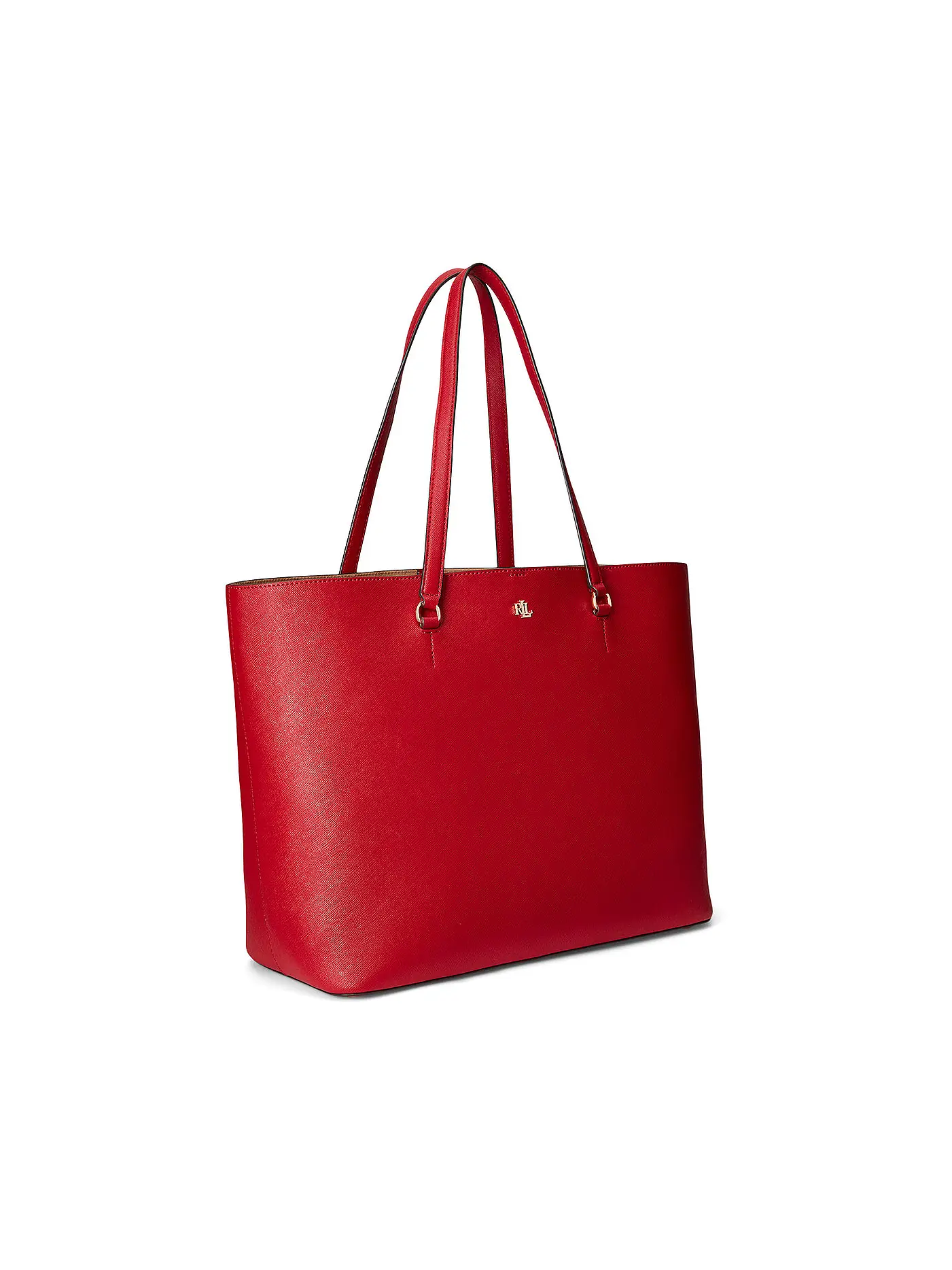 LAUREN RALPH LAUREN | Ledertasche - Shopper KARLY TOTE Large | rot