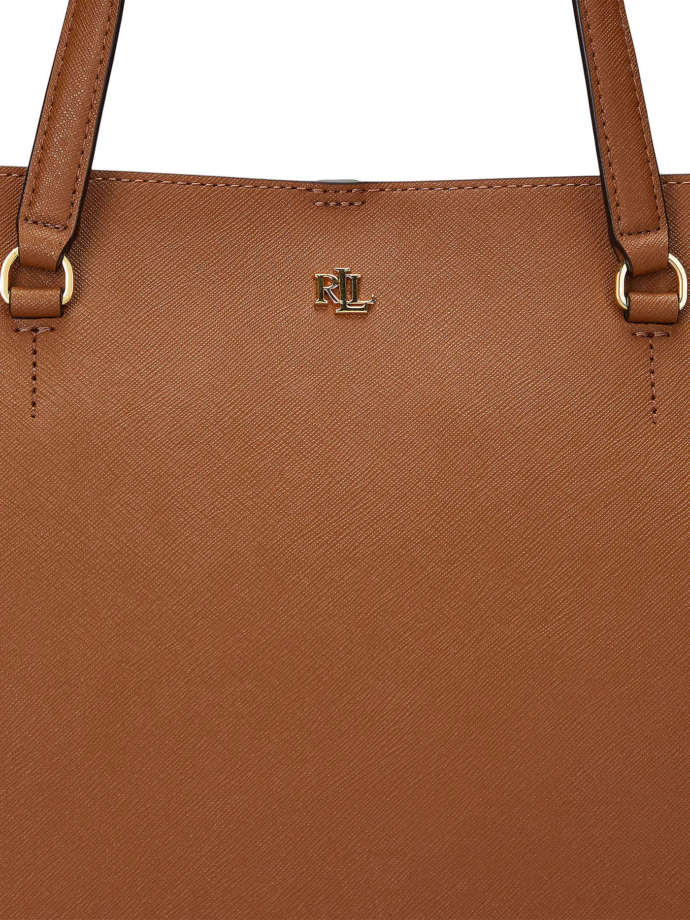 LAUREN RALPH LAUREN | Ledertasche - Shopper KARLY TOTE Large | braun