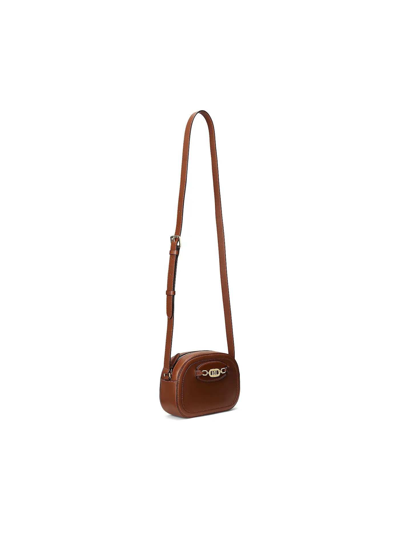 LAUREN RALPH LAUREN | Ledertasche - Umhängetasche JORDYNN Medium | braun