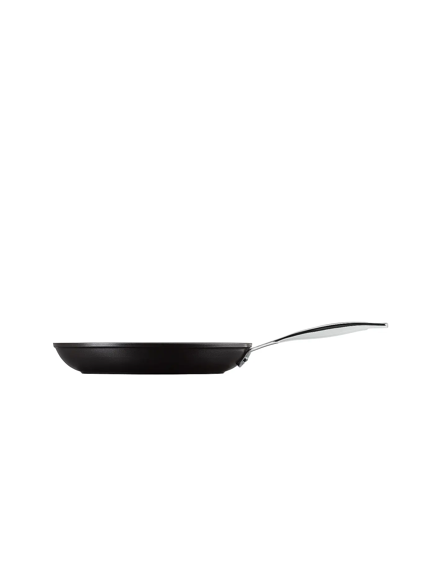 LE CREUSET | Aluminium-Antihaft flache Pfanne 28cm Schwarz | schwarz