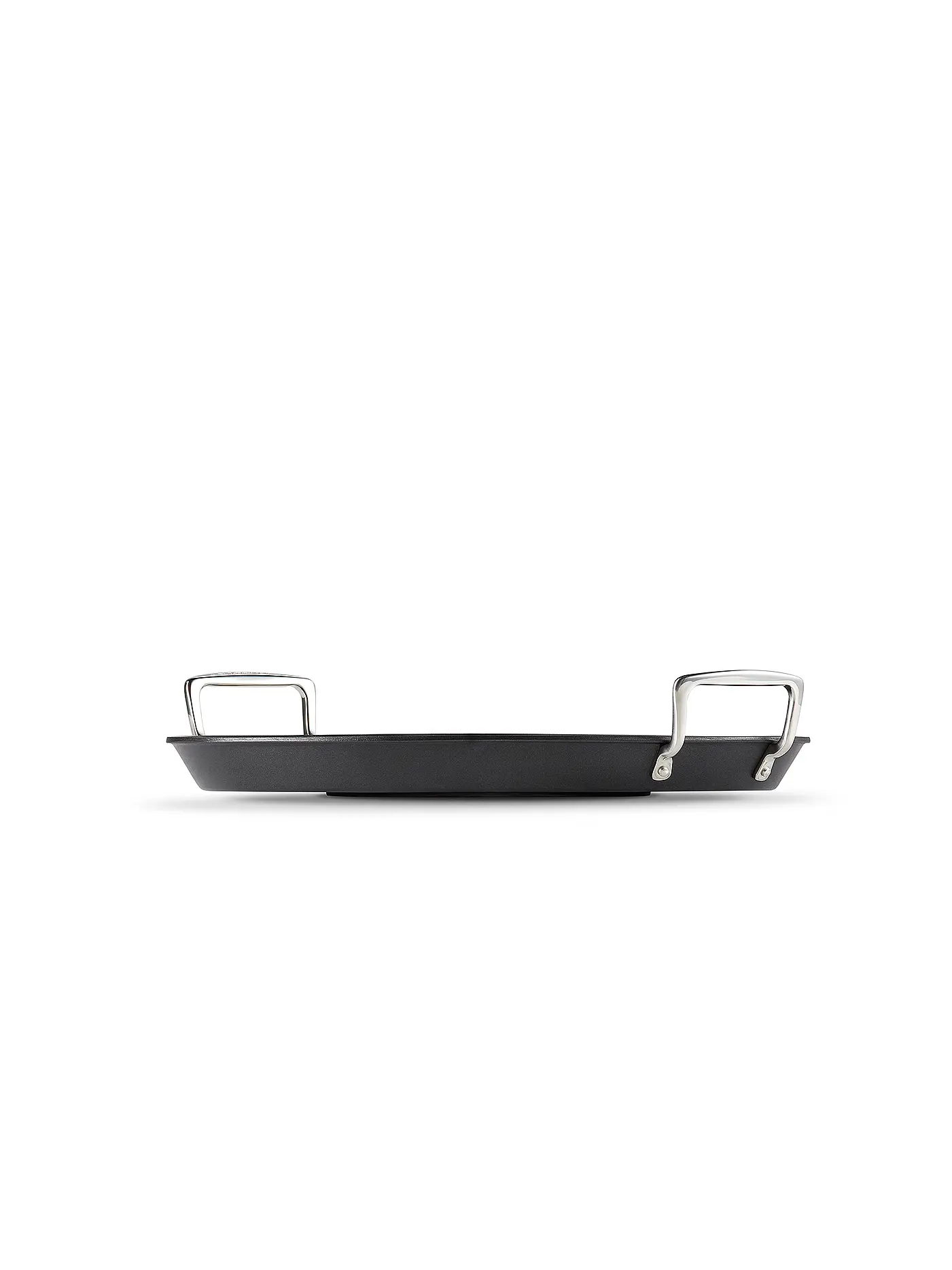 LE CREUSET | Aluminium-Antihaft ovale Pfanne 40cm Schwarz | schwarz