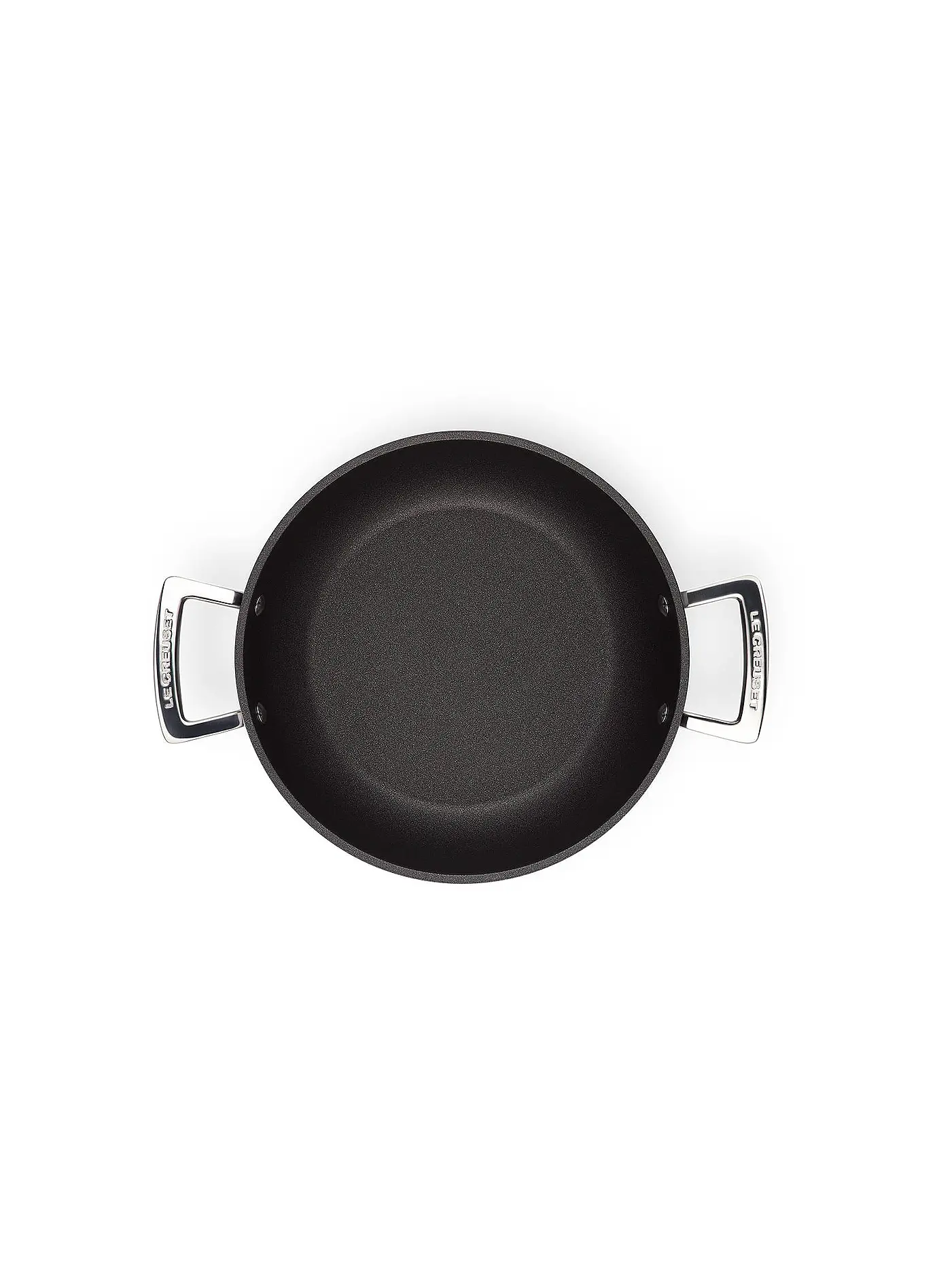LE CREUSET | Aluminium-Antihaft Profipfanne mit Glasdeckel 24cm Schwarz | schwarz