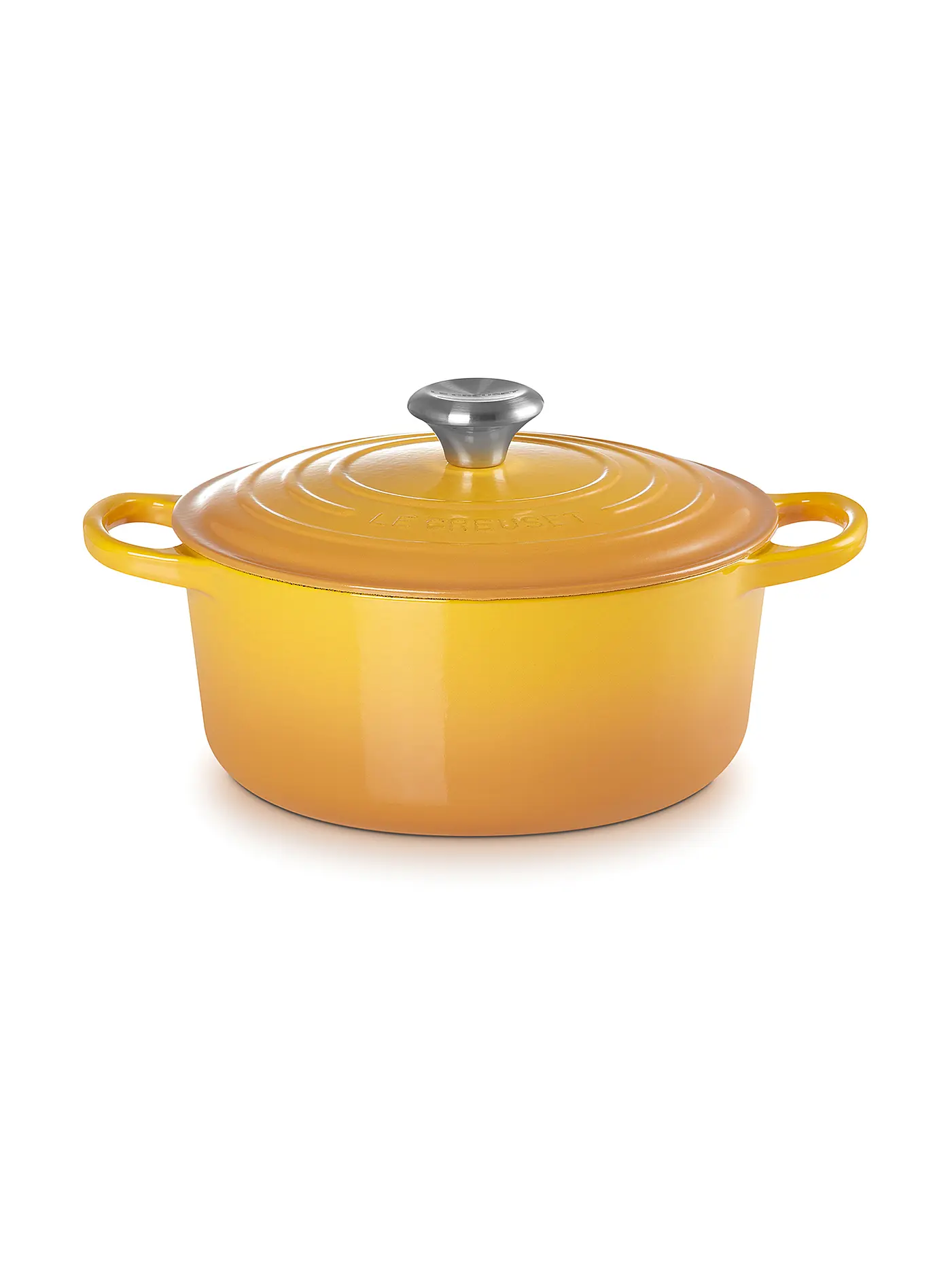 LE CREUSET | Bräter rund SIGNATURE 24cm Nectar | gelb